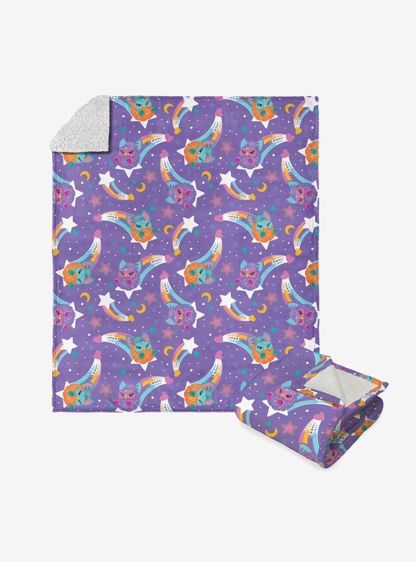 Furby Shooting Stars Silk Touch Throw Blanket, , hi-res