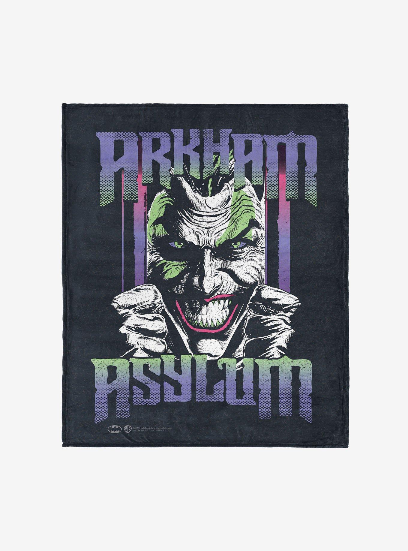 DC Comics Arkham Asylum 50x60" Silk Touch Throw Blanket, , hi-res
