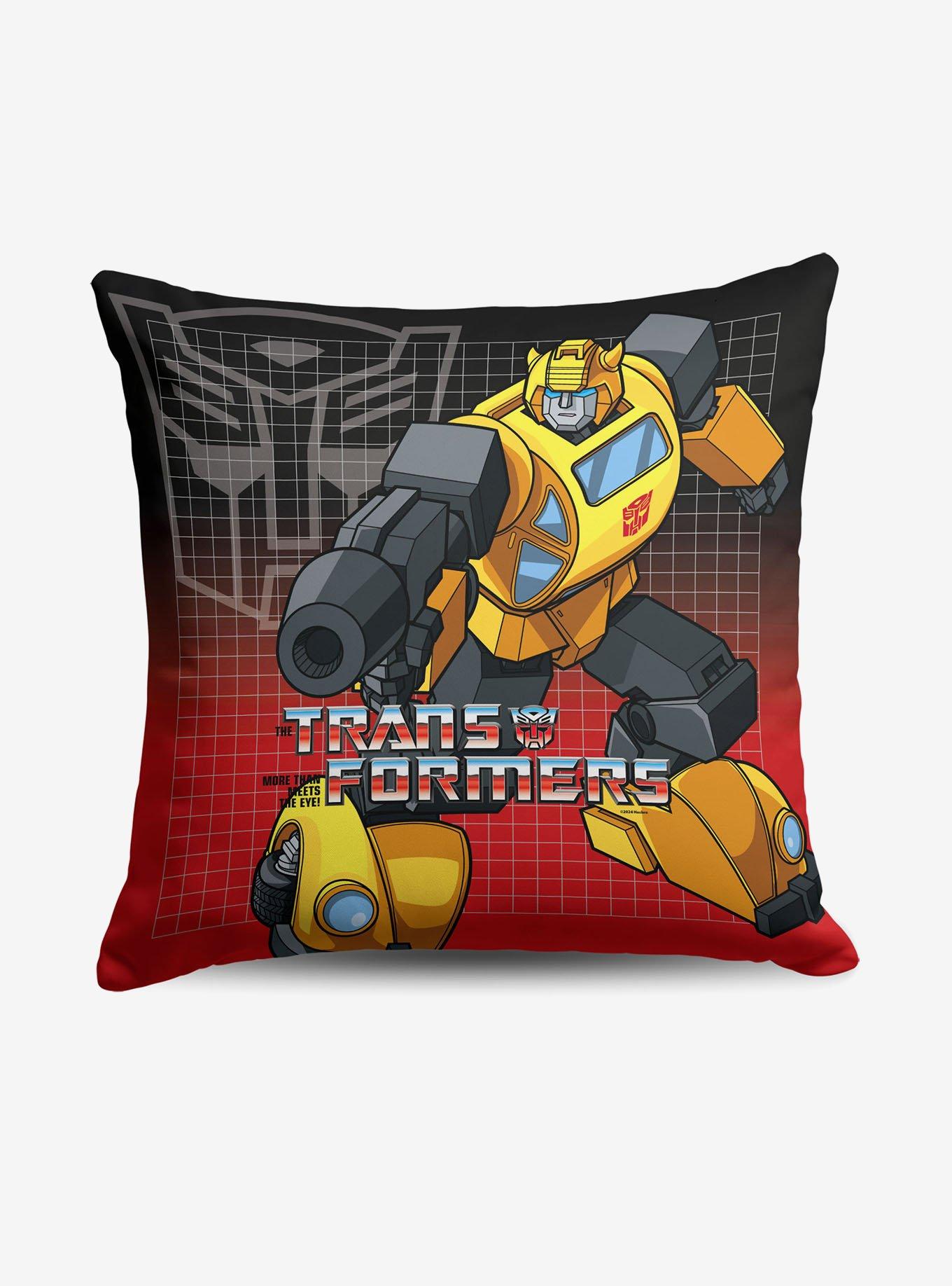 Transformers G1 Grid Bumblebee Throw Pillow, , hi-res