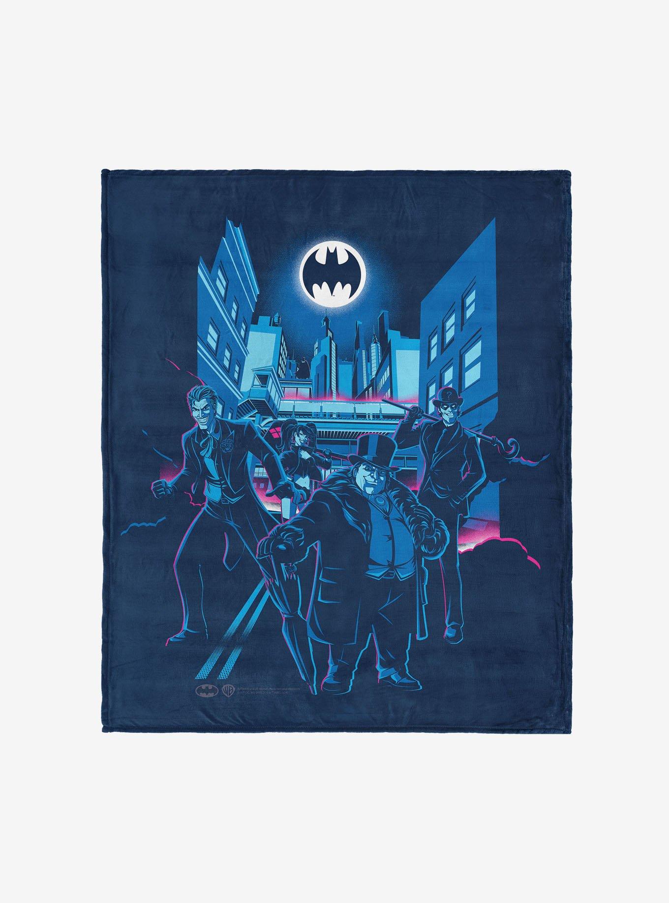 DC Comics Batman Villains 50x60" Silk Touch Throw Blanket, , hi-res