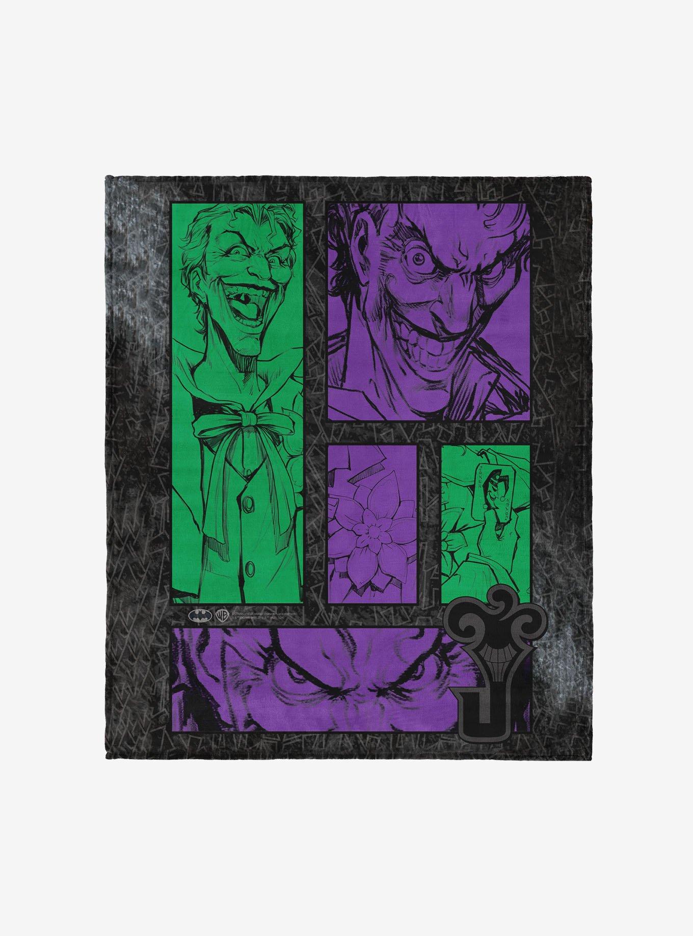 DC Comics Gotham Grin 50x60" Silk Touch Throw Blanket, , hi-res