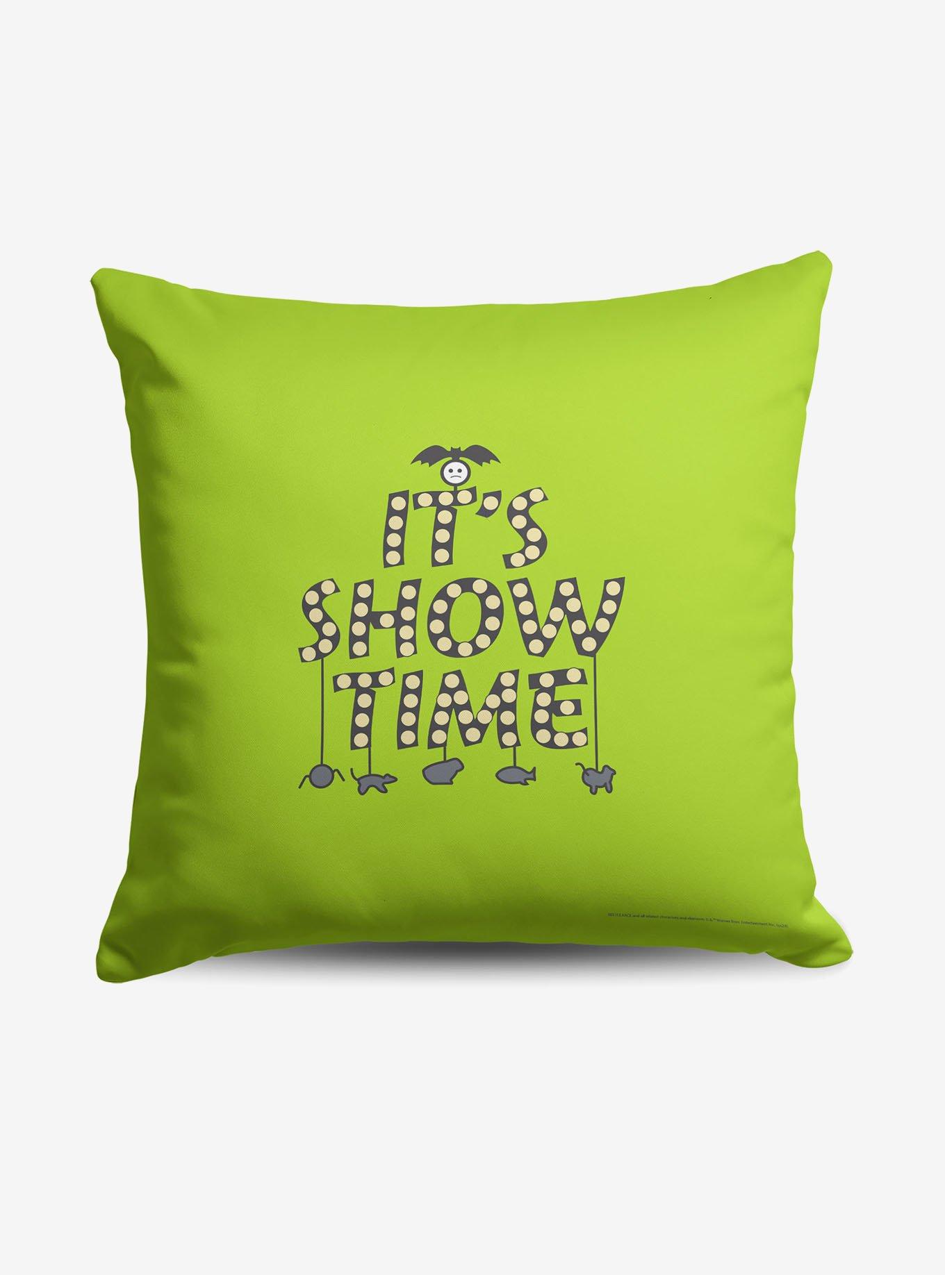Beetlejuice It´s Showtime Throw Pillow,All Products : American Fashion Style Bags On Sale