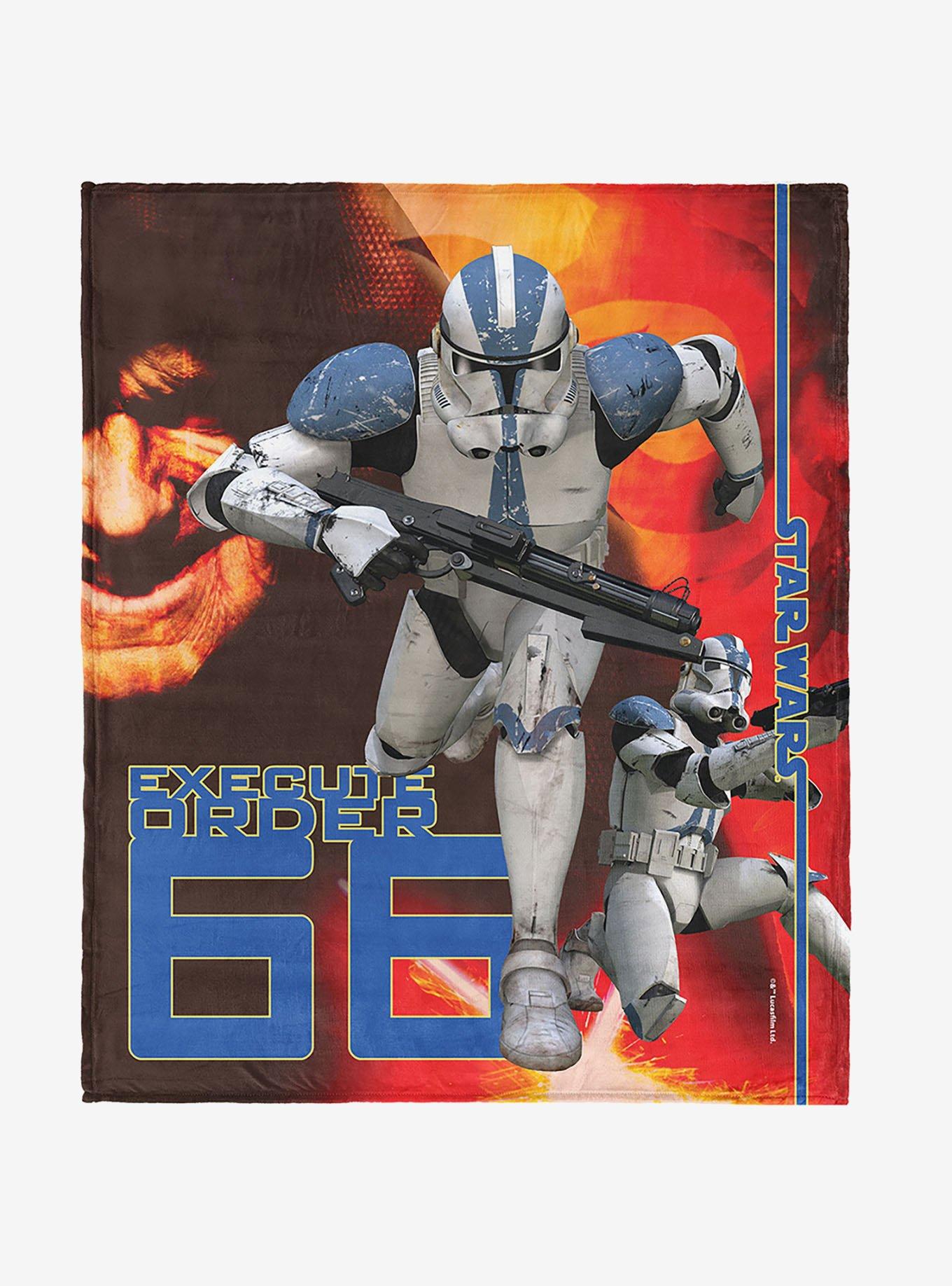 Star Wars Revenge of the Sith Order 66 40x50" Silk Touch Throw Blanket, , hi-res