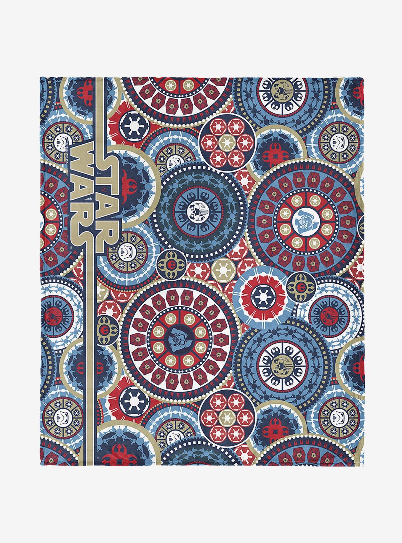 Star Wars Classic Repeats and Patterns Mandala 40x50" Silk Touch Throw Blanket, , hi-res
