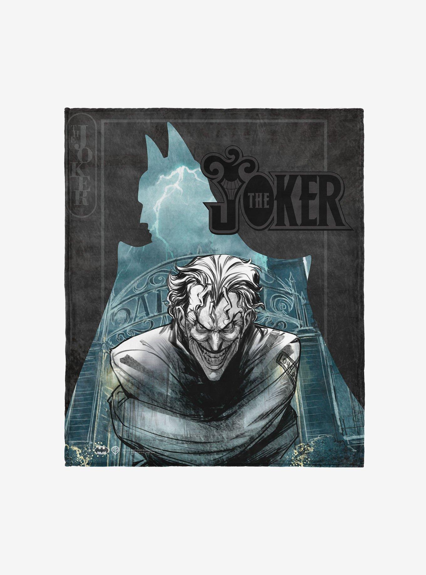 DC Comics Joker's Embrace 50x60" Silk Touch Throw Blanket, , hi-res