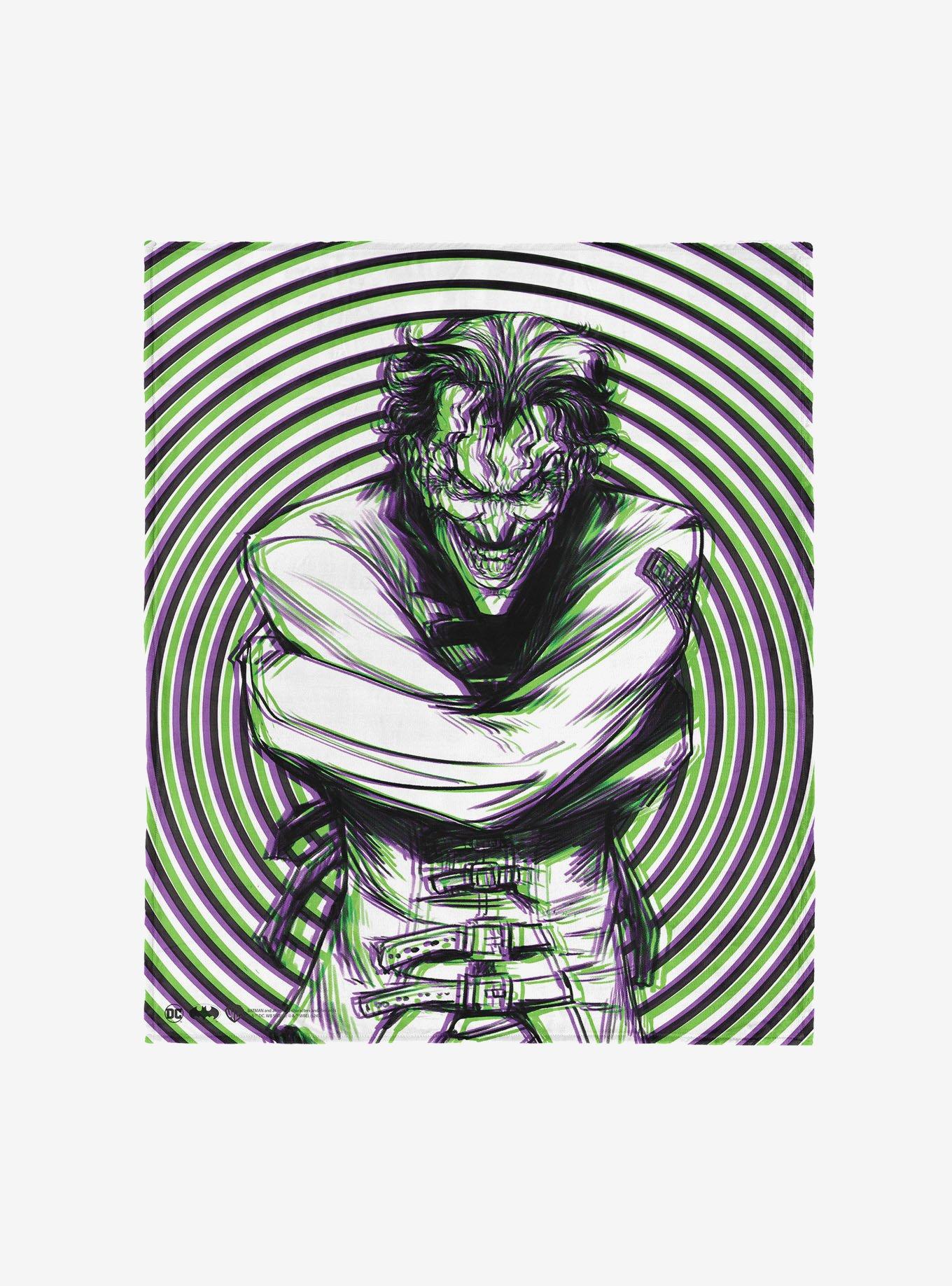 DC Comics Laughing Man 50x60" Silk Touch Throw Blanket, , hi-res