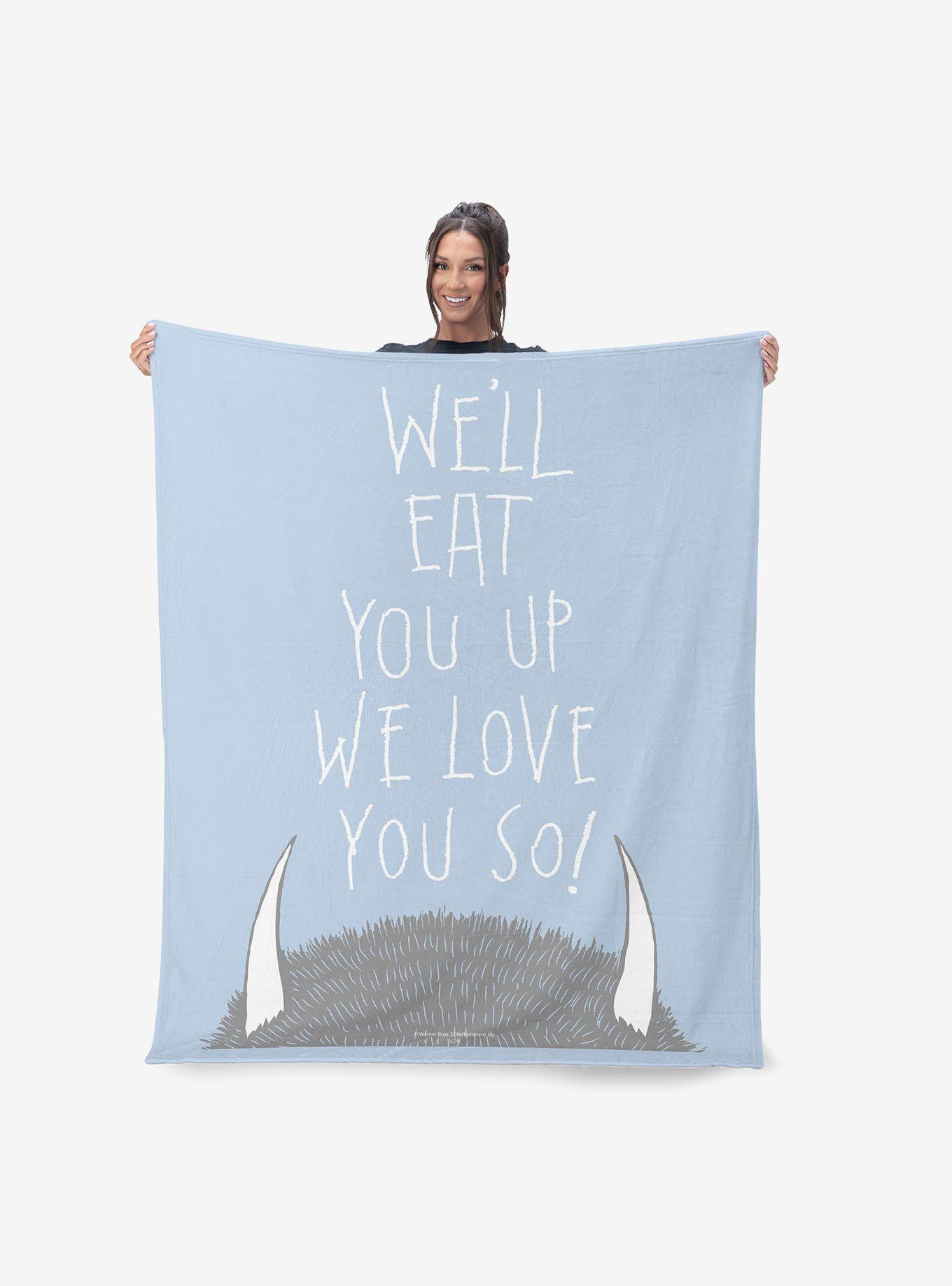Where The Wild Things Are Love You So 40x50" Silk Touch Throw Blanket, , hi-res