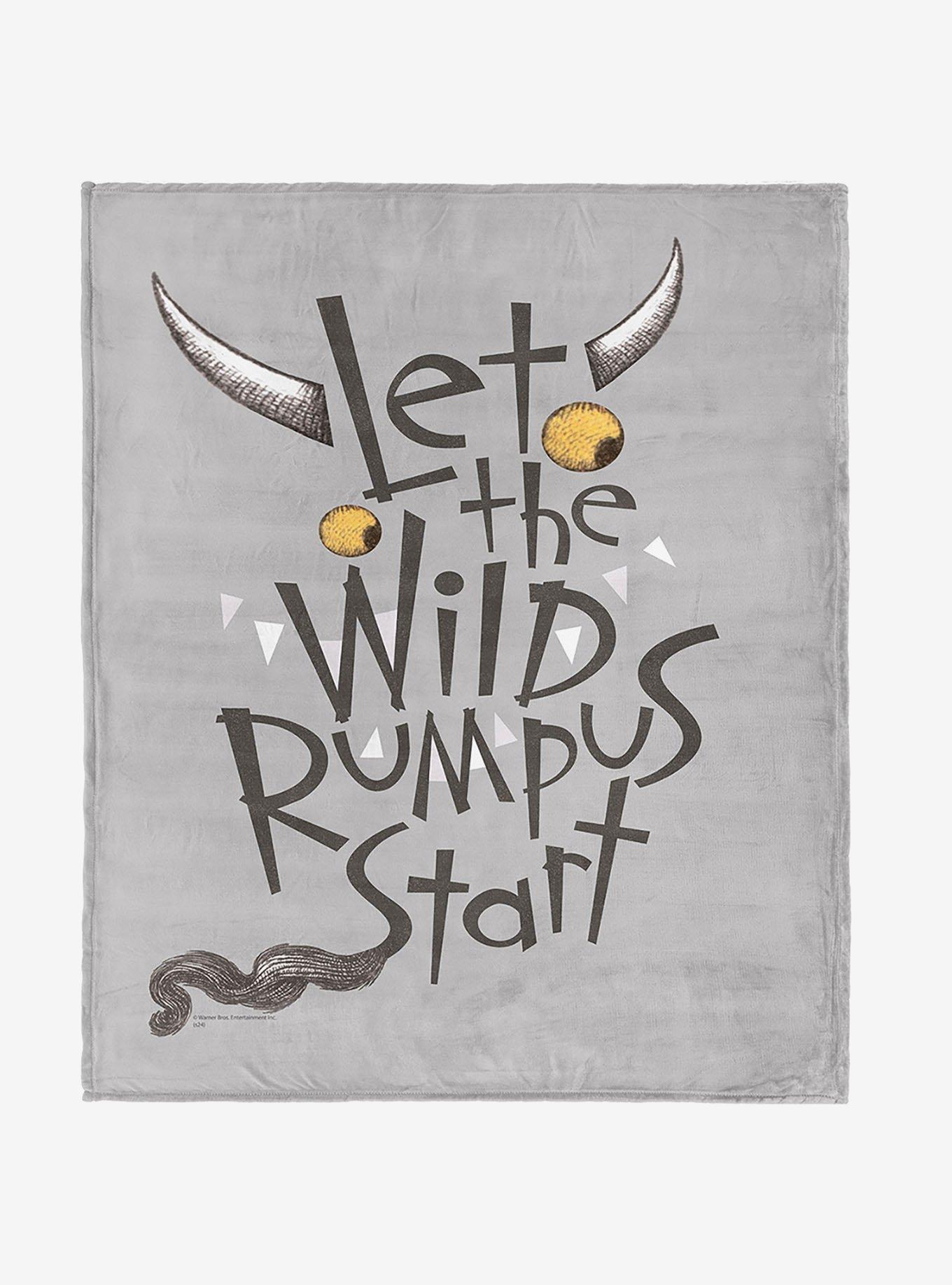 Where The Wild Things Are Wild Rumpus 40x50" Silk Touch Throw Blanket, , hi-res