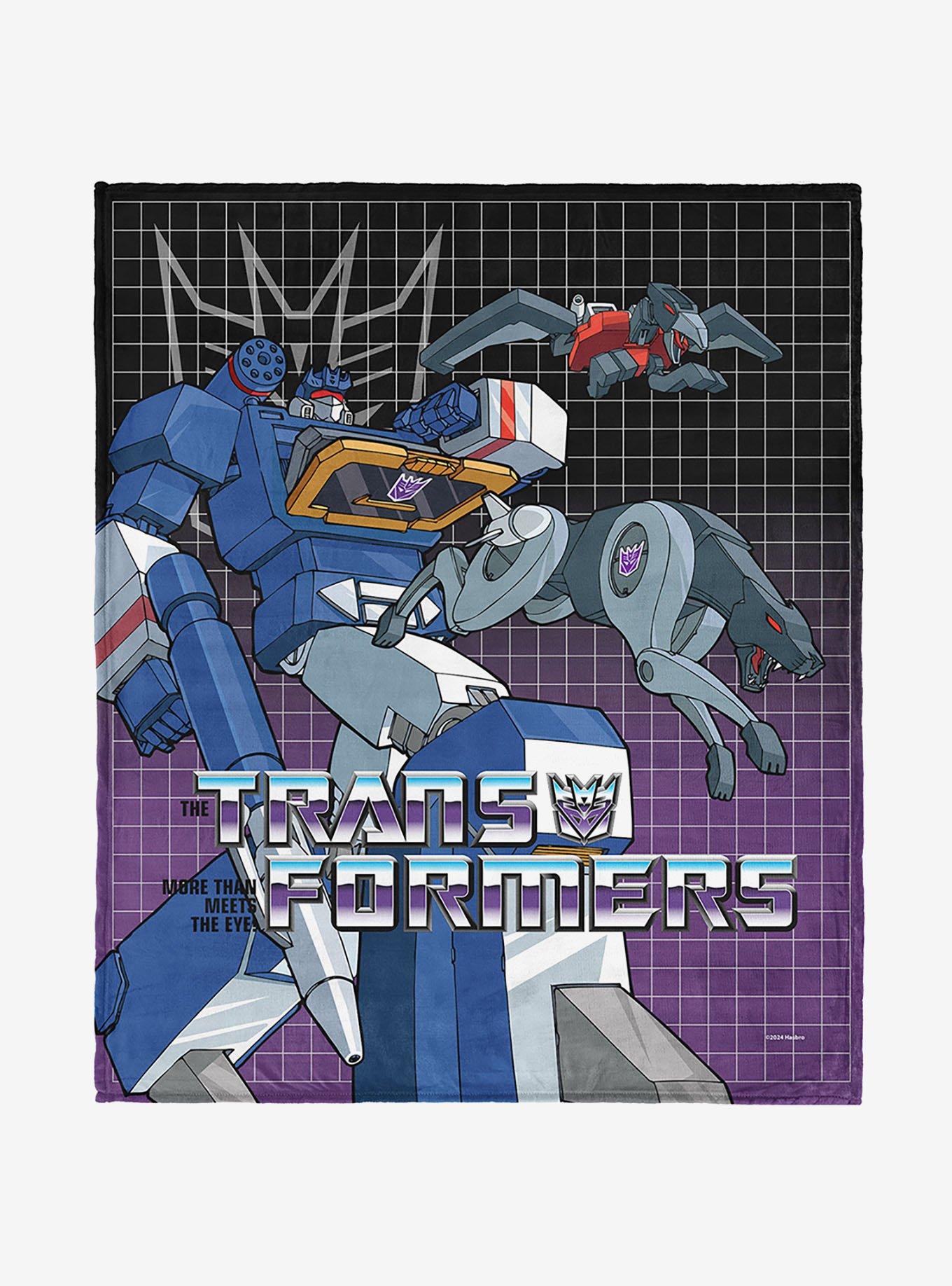 Transformers G1 Grid Soundwave 40x50" Silk Touch Throw Blanket, , hi-res