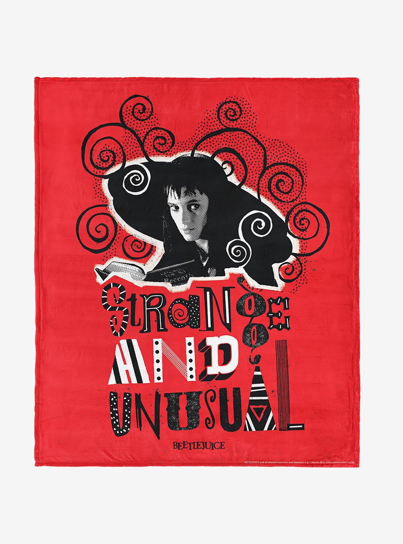 Beetlejuice So So Strange 40x50" Silk Touch Throw Blanket,All Products : American Fashion Style Bags On Sale