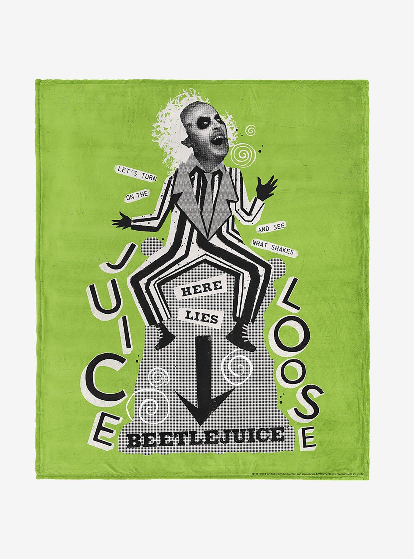 Beetlejuice Juice Is Loose 40x50" Silk Touch Throw Blanket, , hi-res