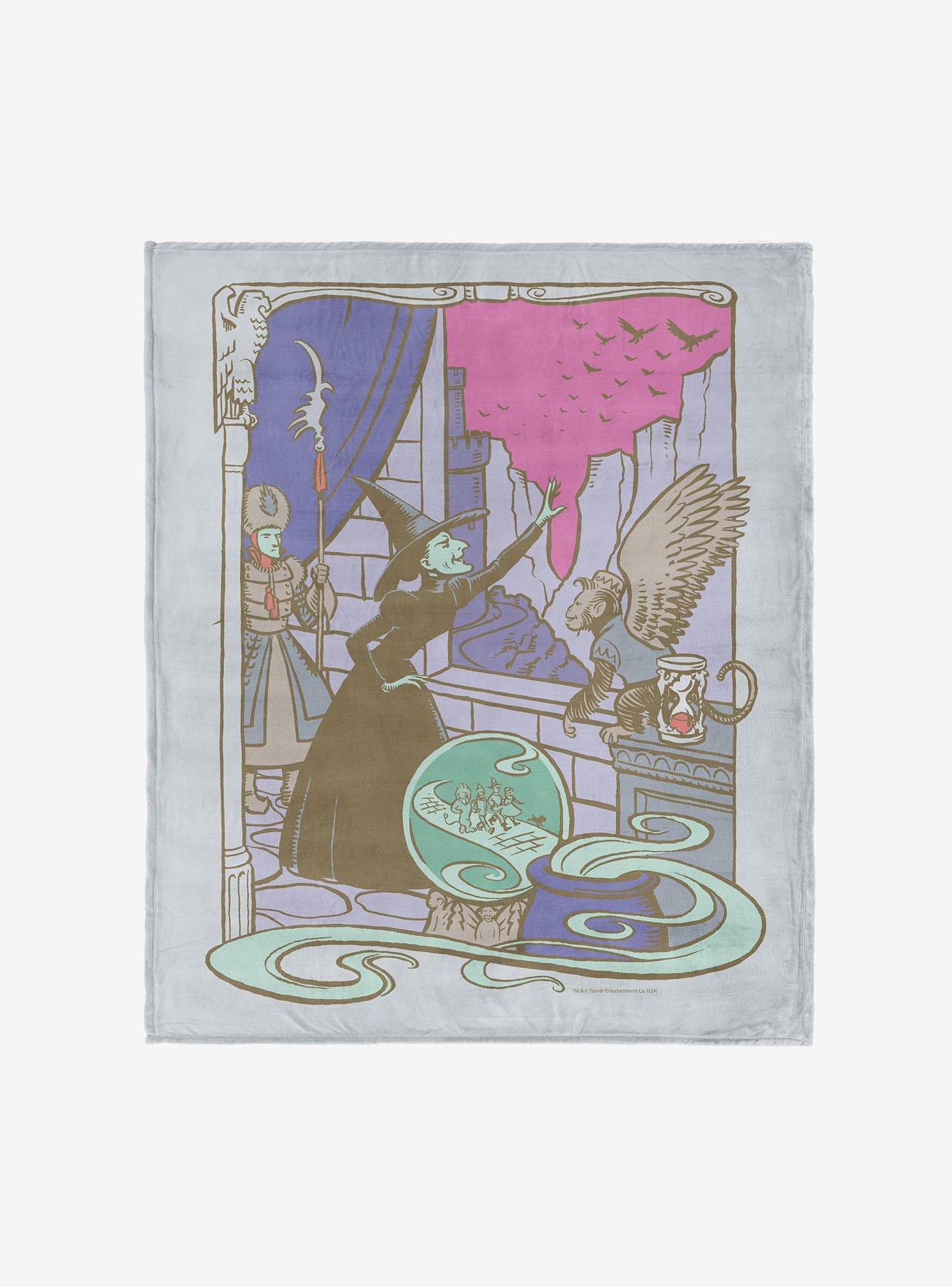 The Wizard of Oz Wicked Witch 50x60" Silk Touch Throw Blanket, , hi-res