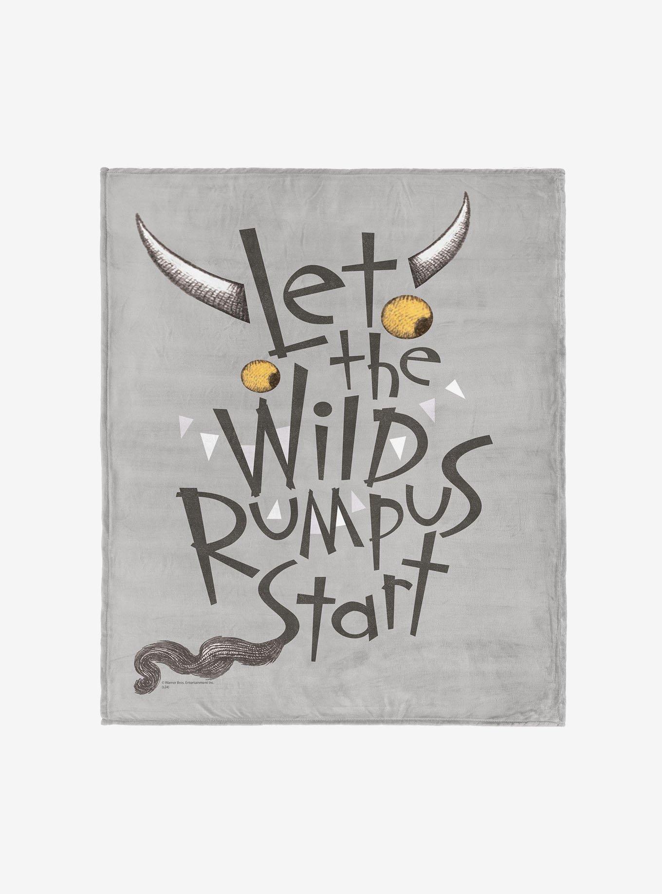 Where The Wild Things Are Wild Rumpus 50x60" Silk Touch Throw Blanket, , hi-res