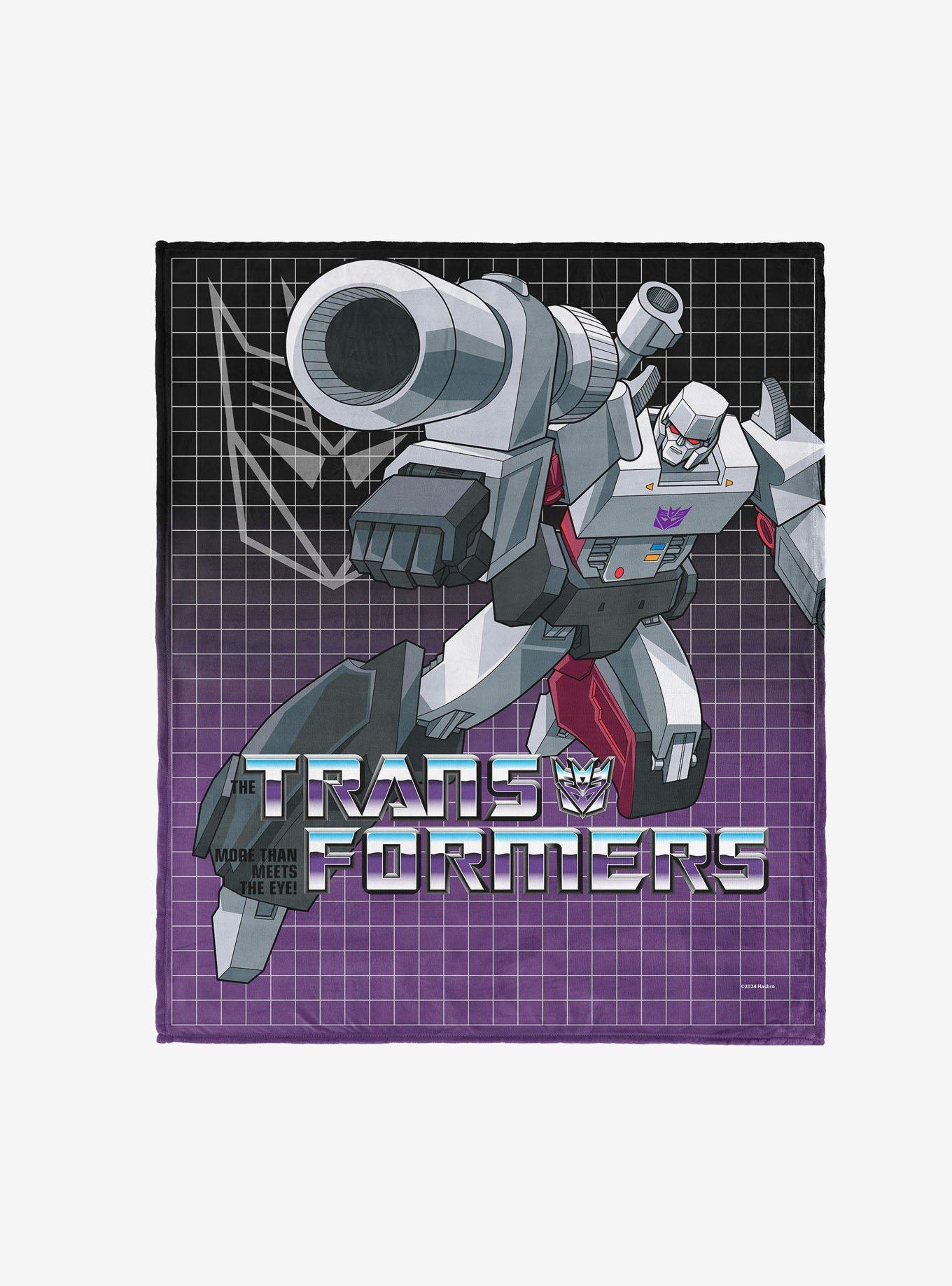 Transformers G1 Grid Megatron 50x60" Silk Touch Throw Blanket, , hi-res