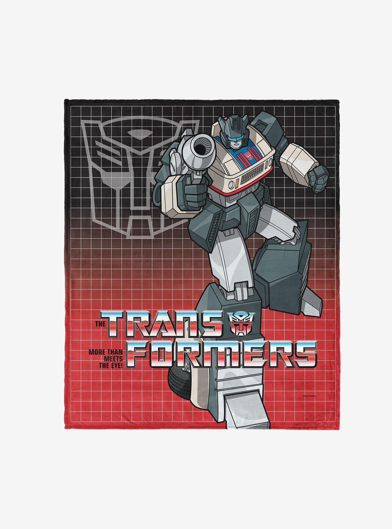 Transformers G1 Grid Jazz 50x60" Silk Touch Throw Blanket, , hi-res