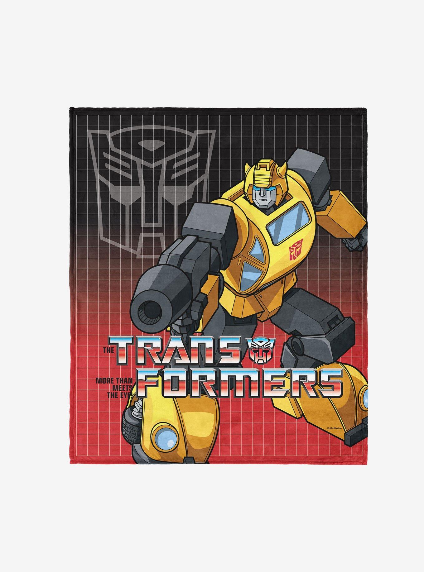 Transformers G1 Grid Bumblebee 50x60" Silk Touch Throw Blanket, , hi-res