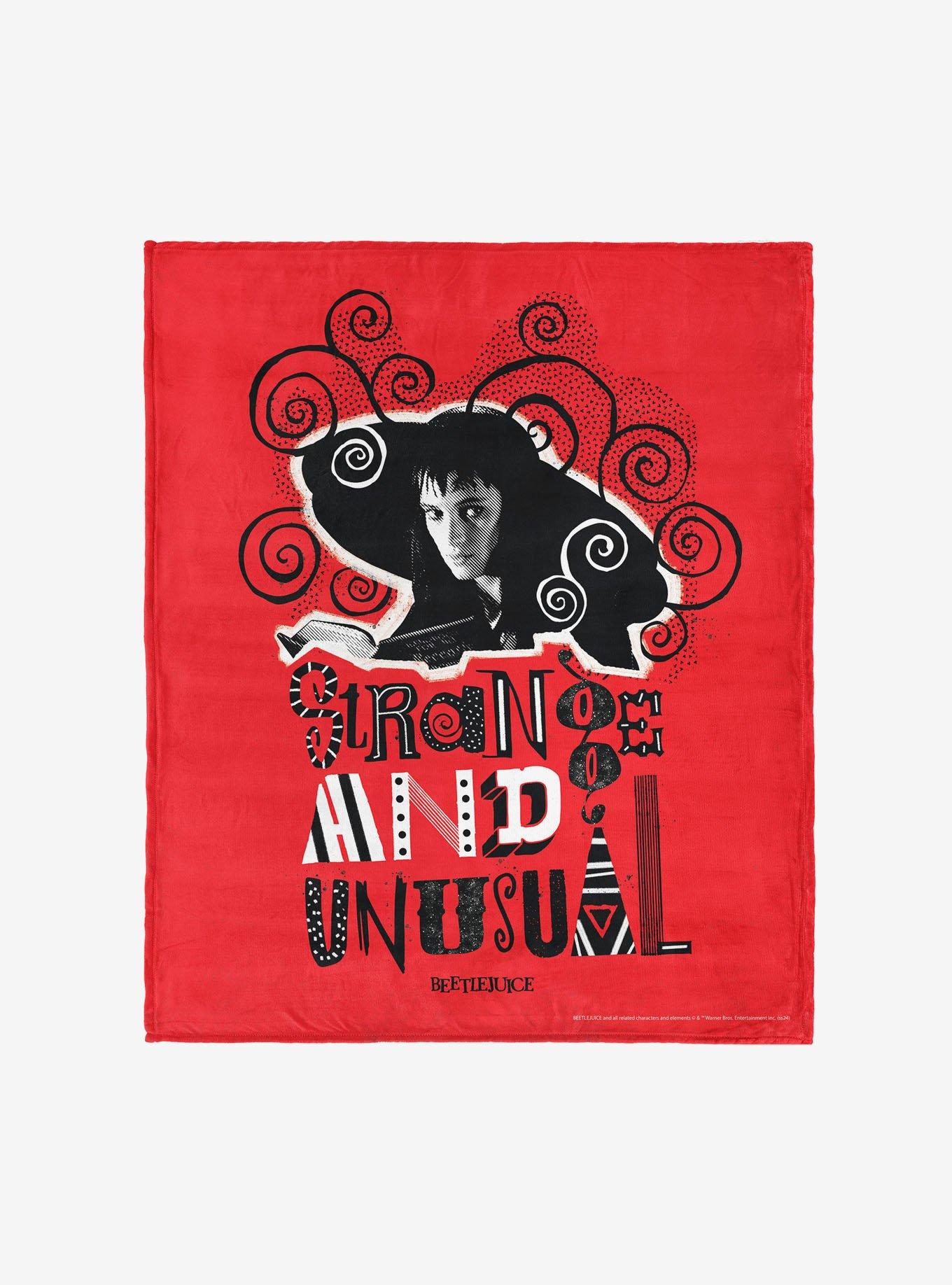 Beetlejuice So So Strange 50x60" Silk Touch Throw Blanket,All Products : American Fashion Style Bags On Sale