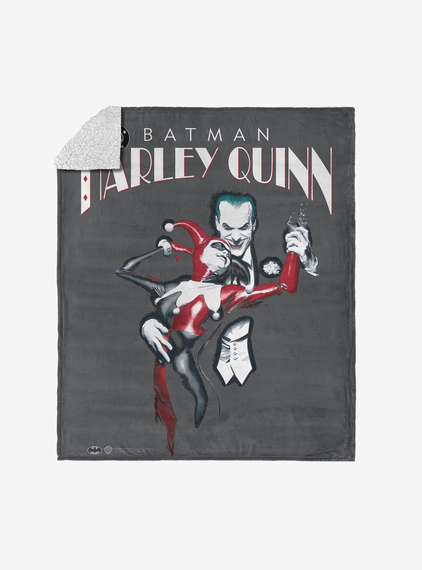 DC Comics Joker Tango Silk Touch Sherpa Throw Blanket, , hi-res