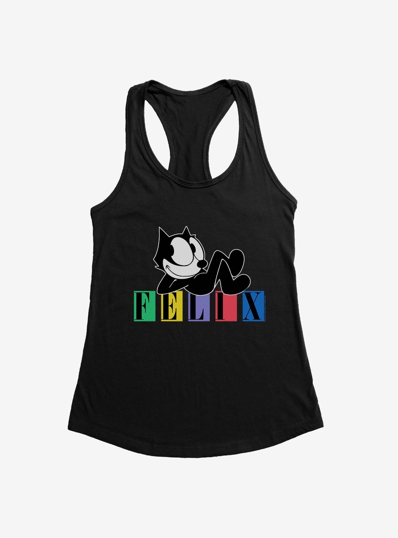 Felix The Cat Color Blocks Girls Tank, , hi-res