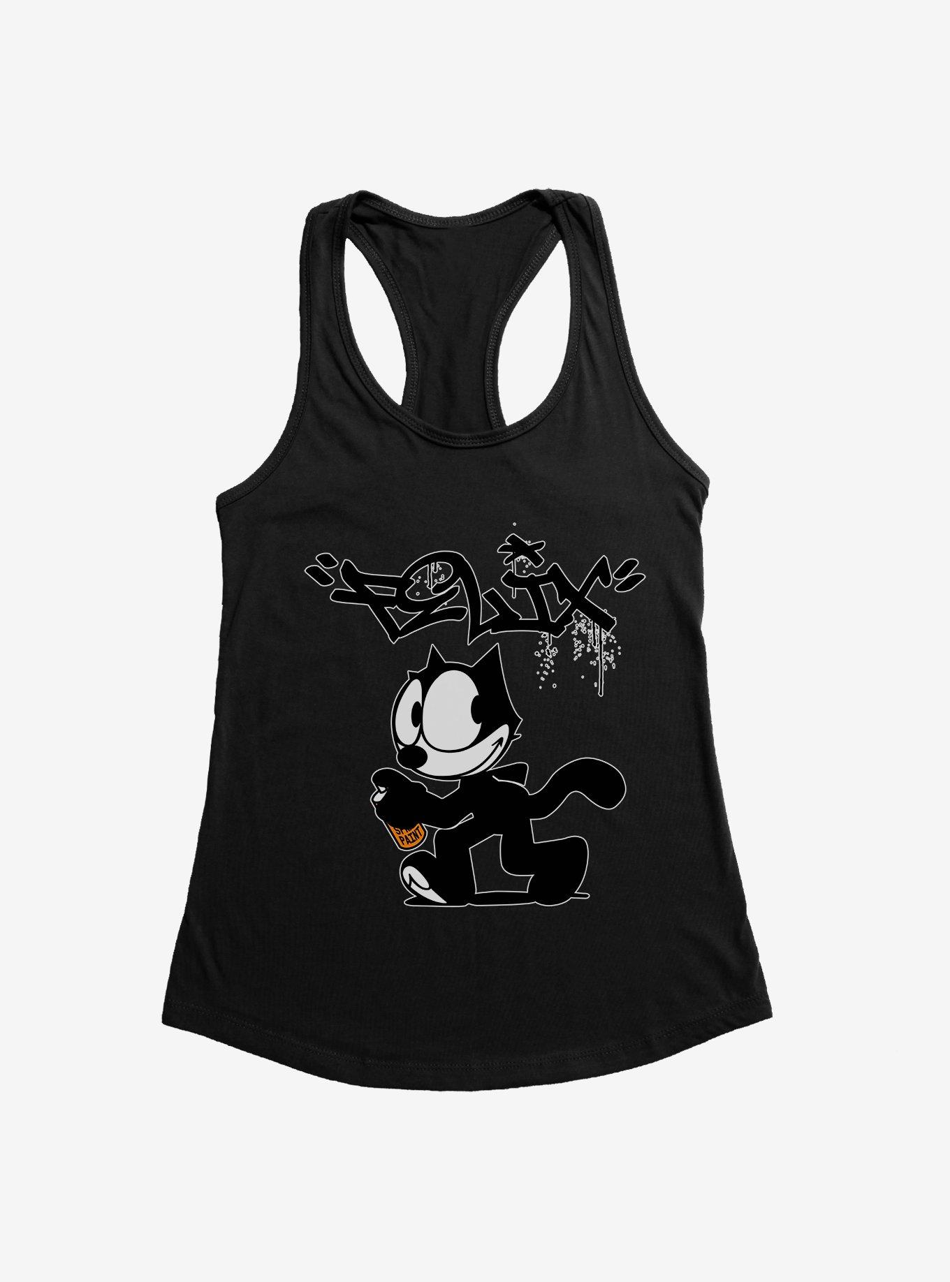 Felix The Cat Wall Graffiti Girls Tank, , hi-res