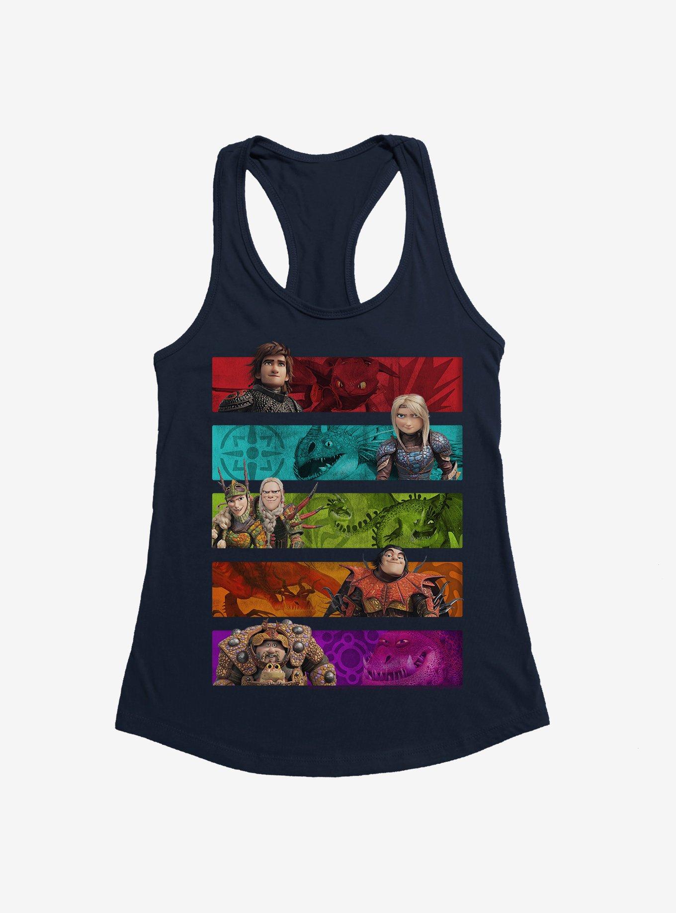 How To Train Your Dragon Character Panels Girls Tank, , hi-res