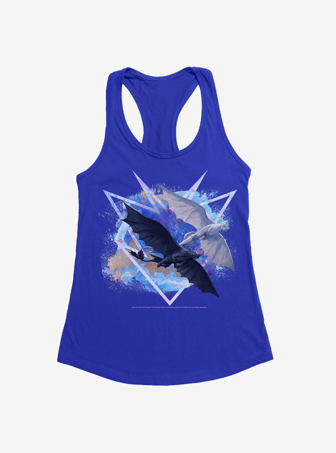 How To Train Your Dragon Night & Light Flying Dragons Girls Tank, , hi-res