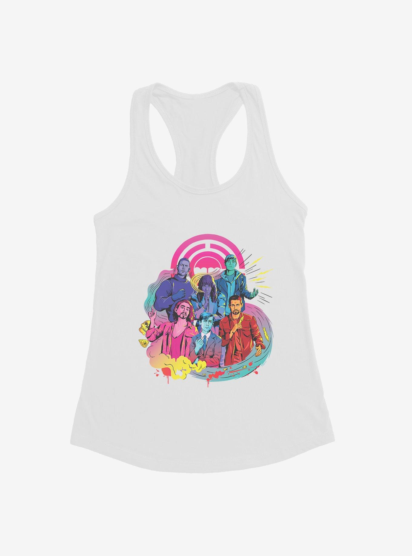 The Umbrella Academy Multicolor Group Girls Tank, , hi-res