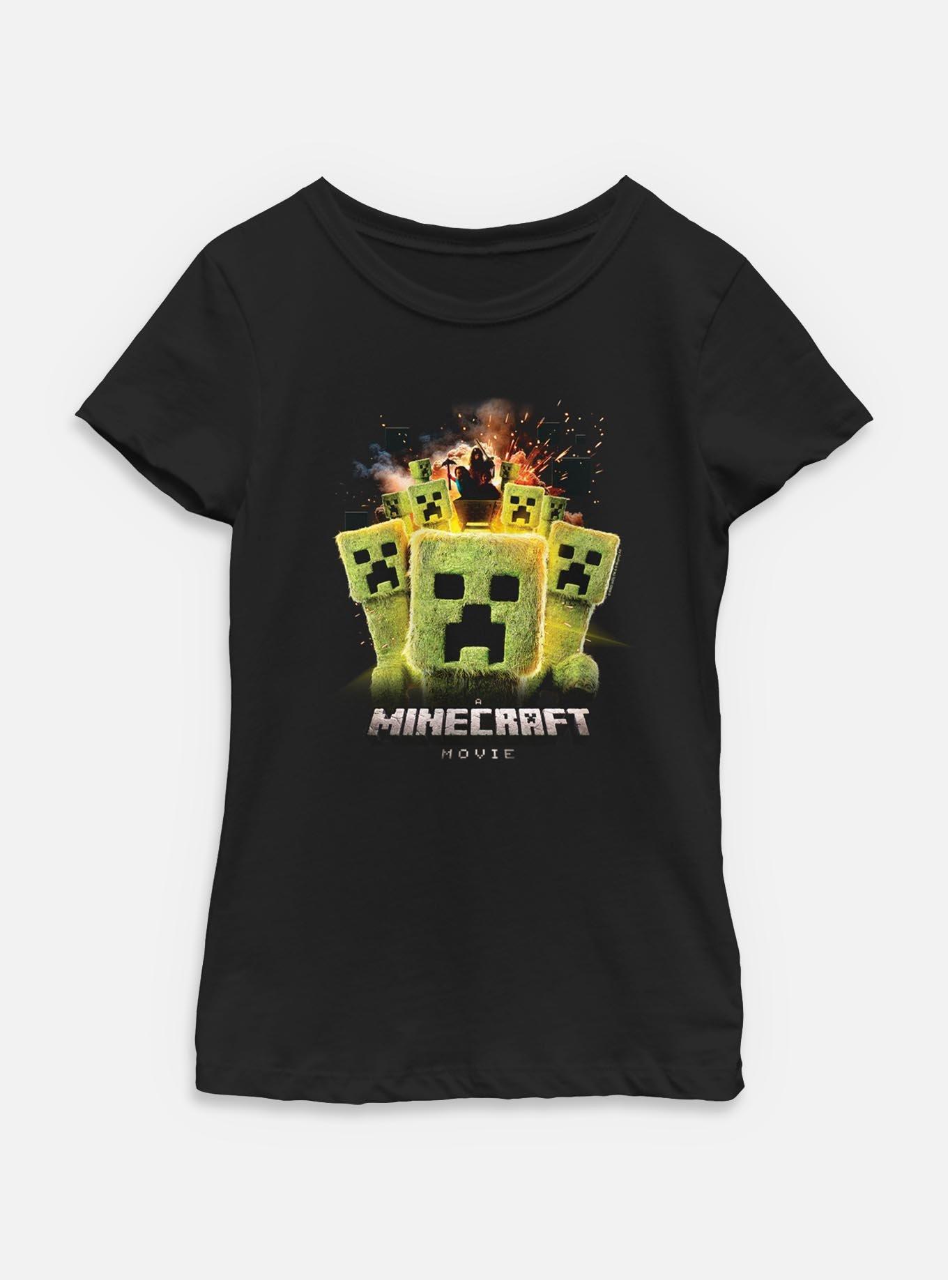 A Minecraft Movie Group Of Creeps Youth Girls T-Shirt, , hi-res