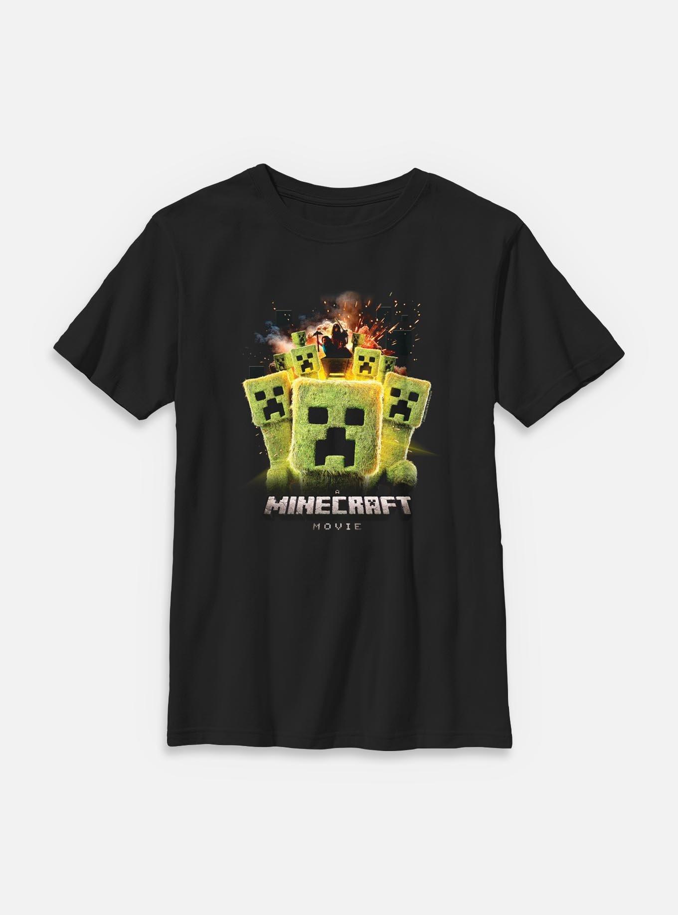 A Minecraft Movie Group Of Creeps Youth T-Shirt, , hi-res
