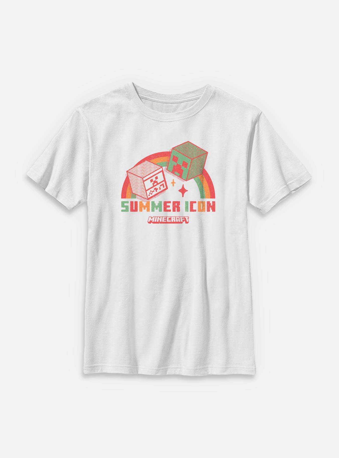 Minecraft Summer Icon Youth T-Shirt, , hi-res