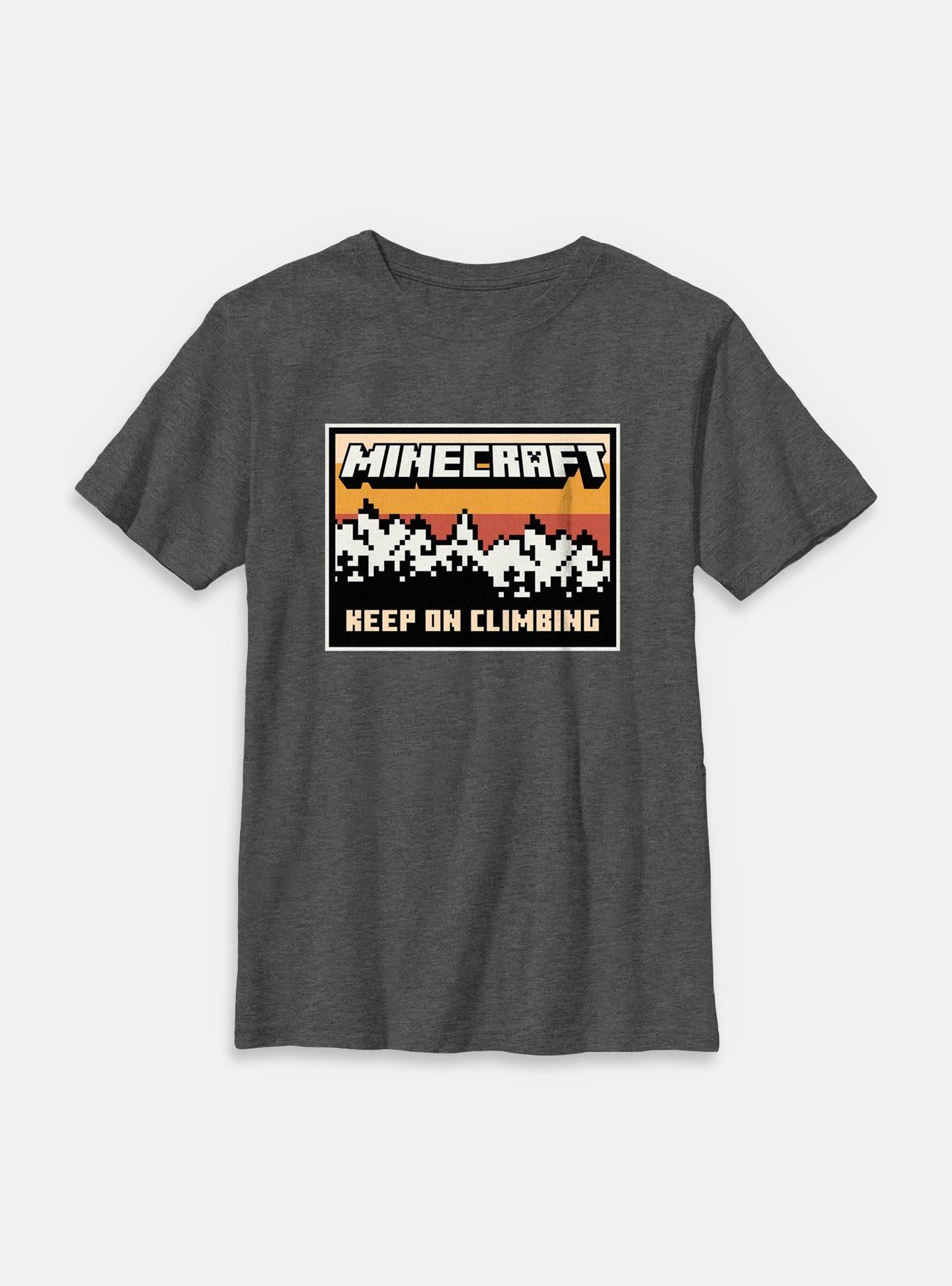 Minecraft Keep On Climbing Youth T-Shirt, , hi-res