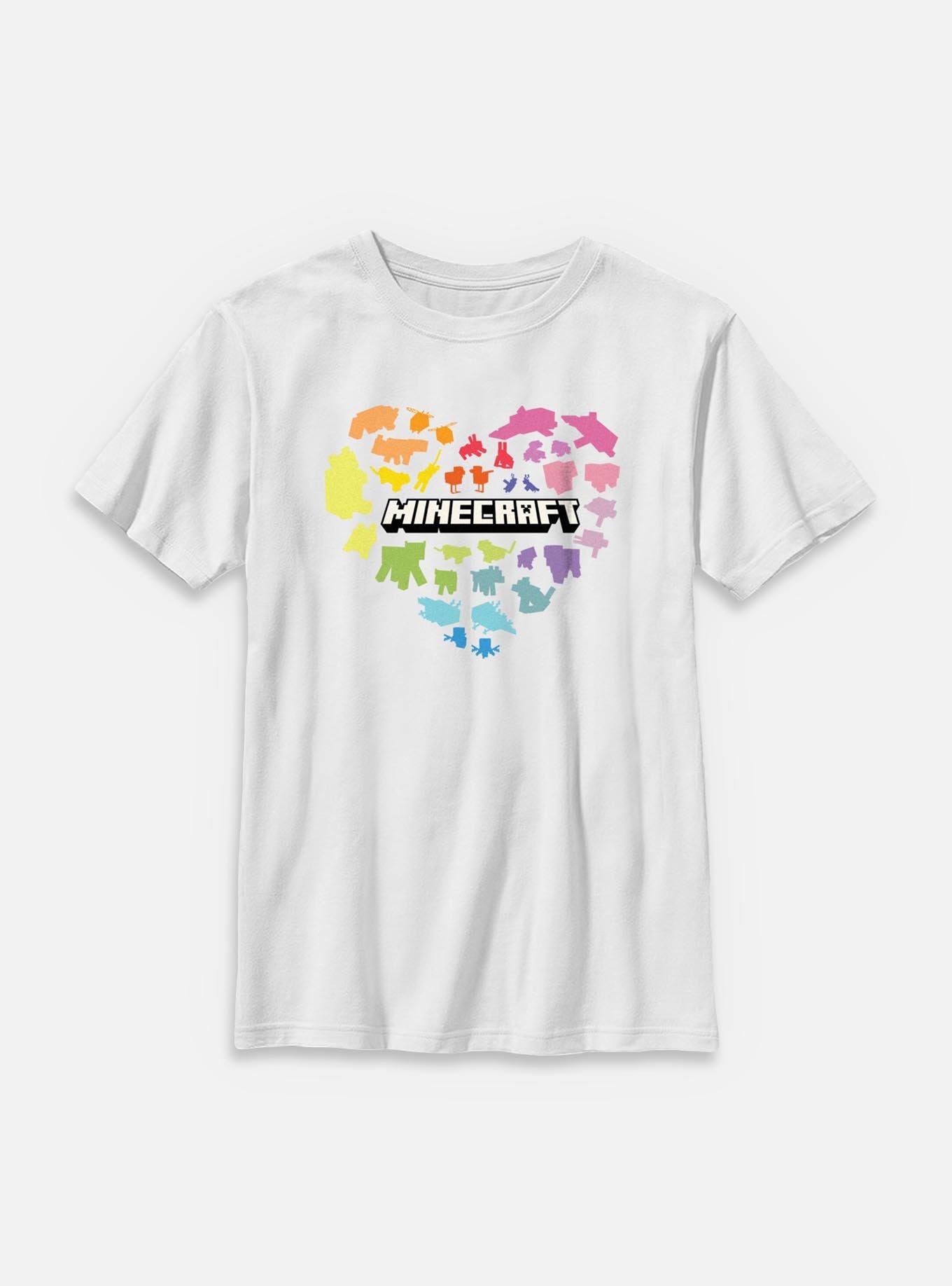 Minecraft Heart Youth T-Shirt, , hi-res