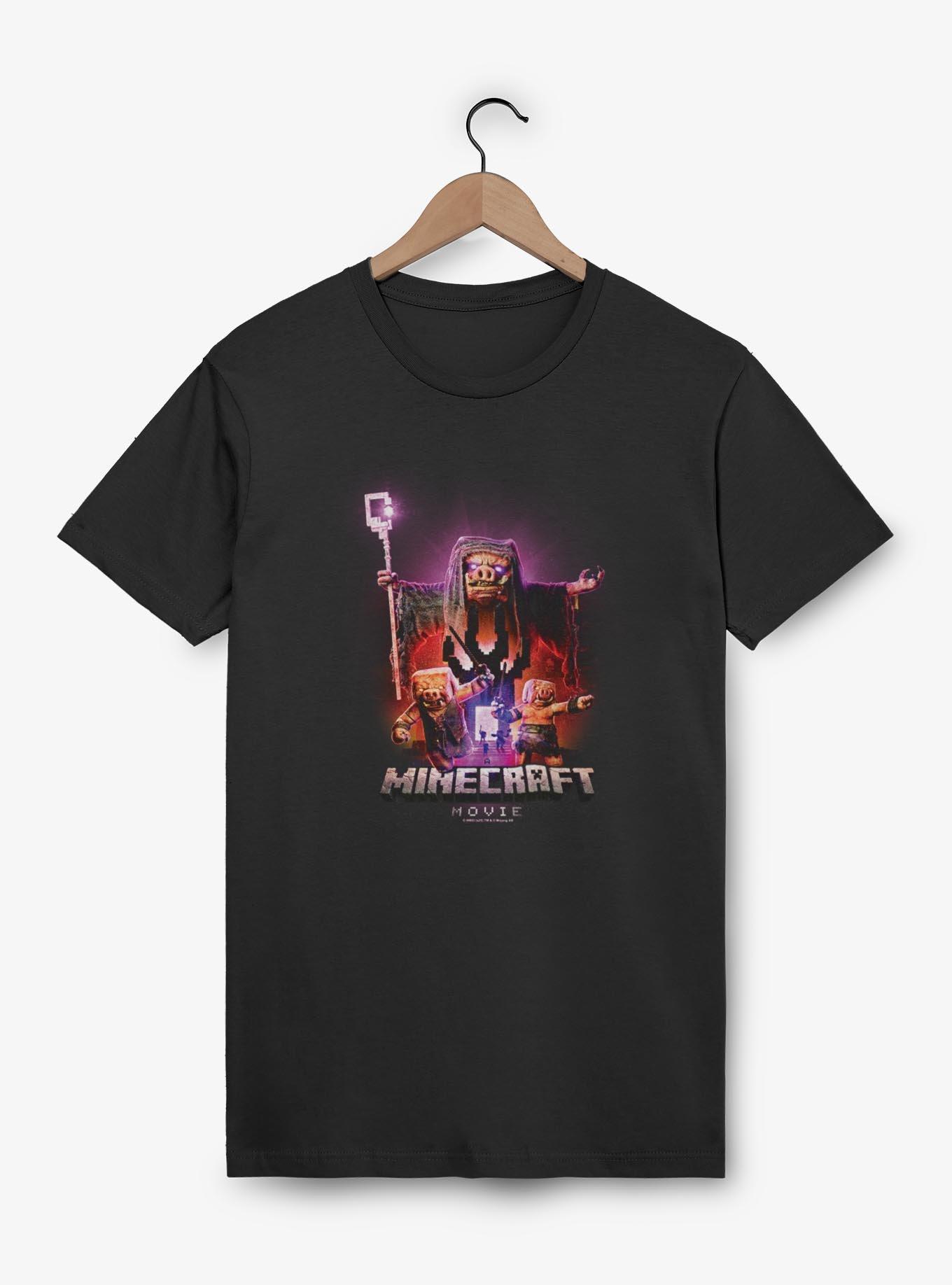 A Minecraft Movie Piglins Portal T-Shirt,All Products : American Fashion Style Bags On Sale