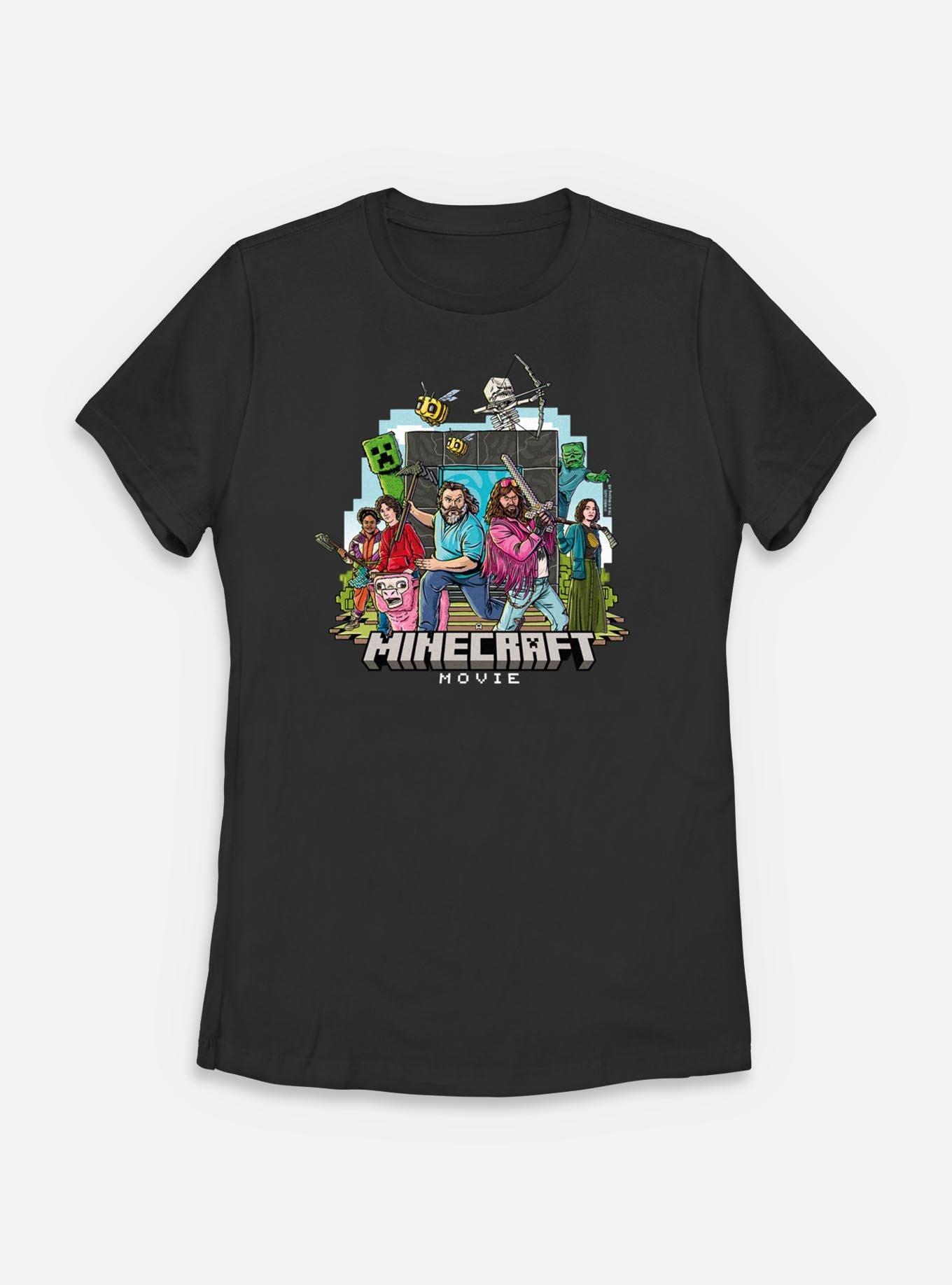 A Minecraft Movie Group Womens T-Shirt,All Products : American Fashion Style Bags On Sale