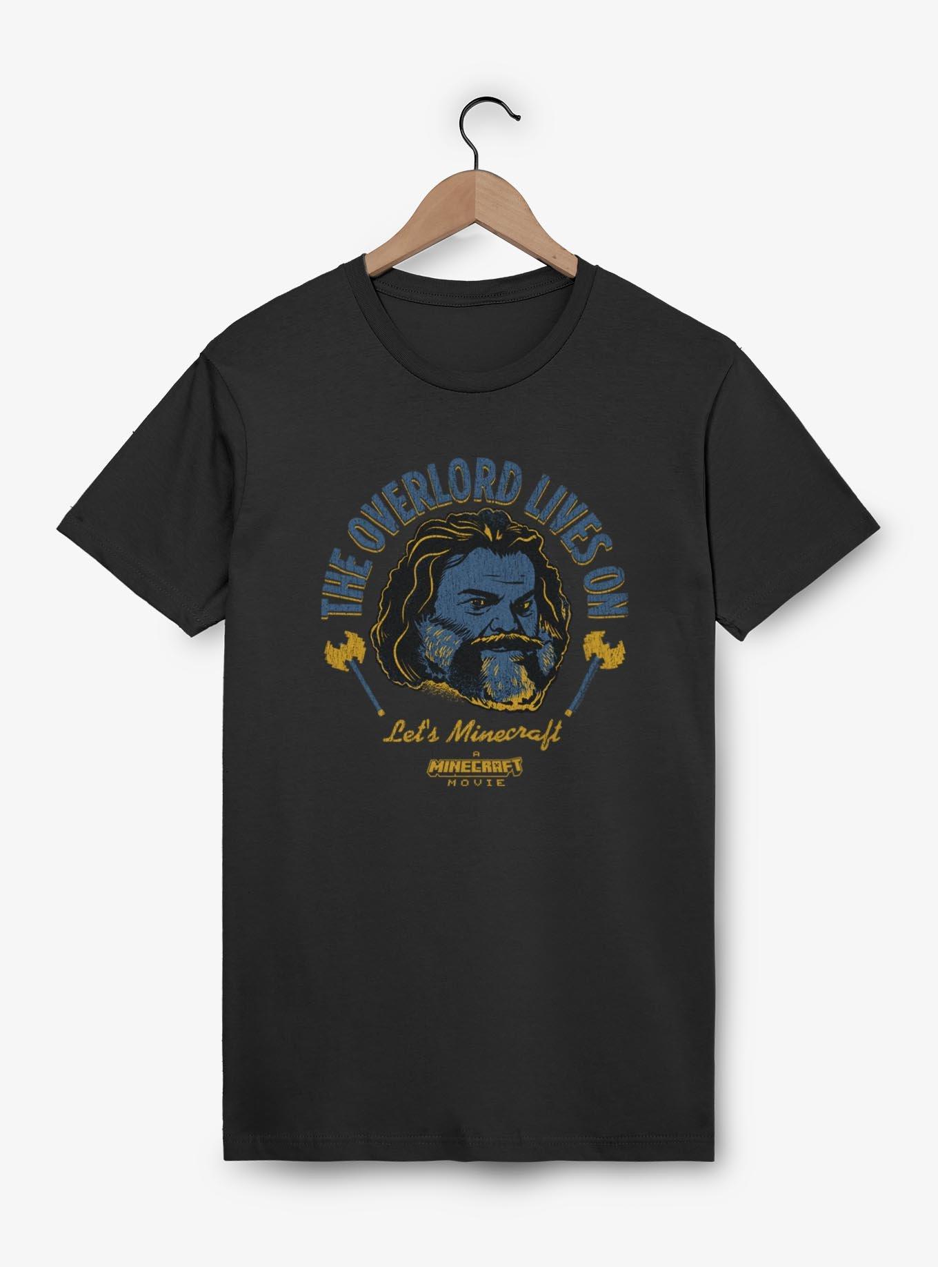 A Minecraft Movie The Overlord Lives On T-Shirt,All Products : American Fashion Style Bags On Sale