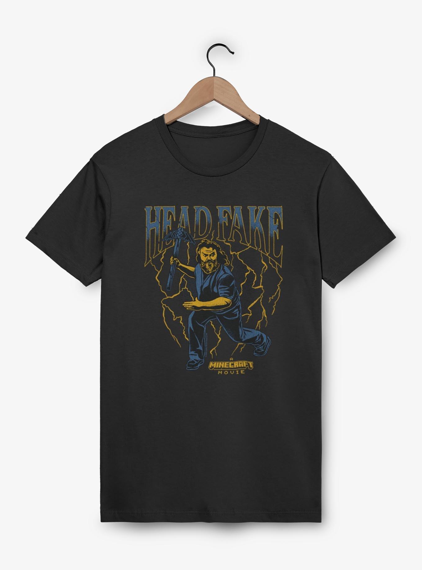 A Minecraft Movie Head Fake T-Shirt,All Products : American Fashion Style Bags On Sale