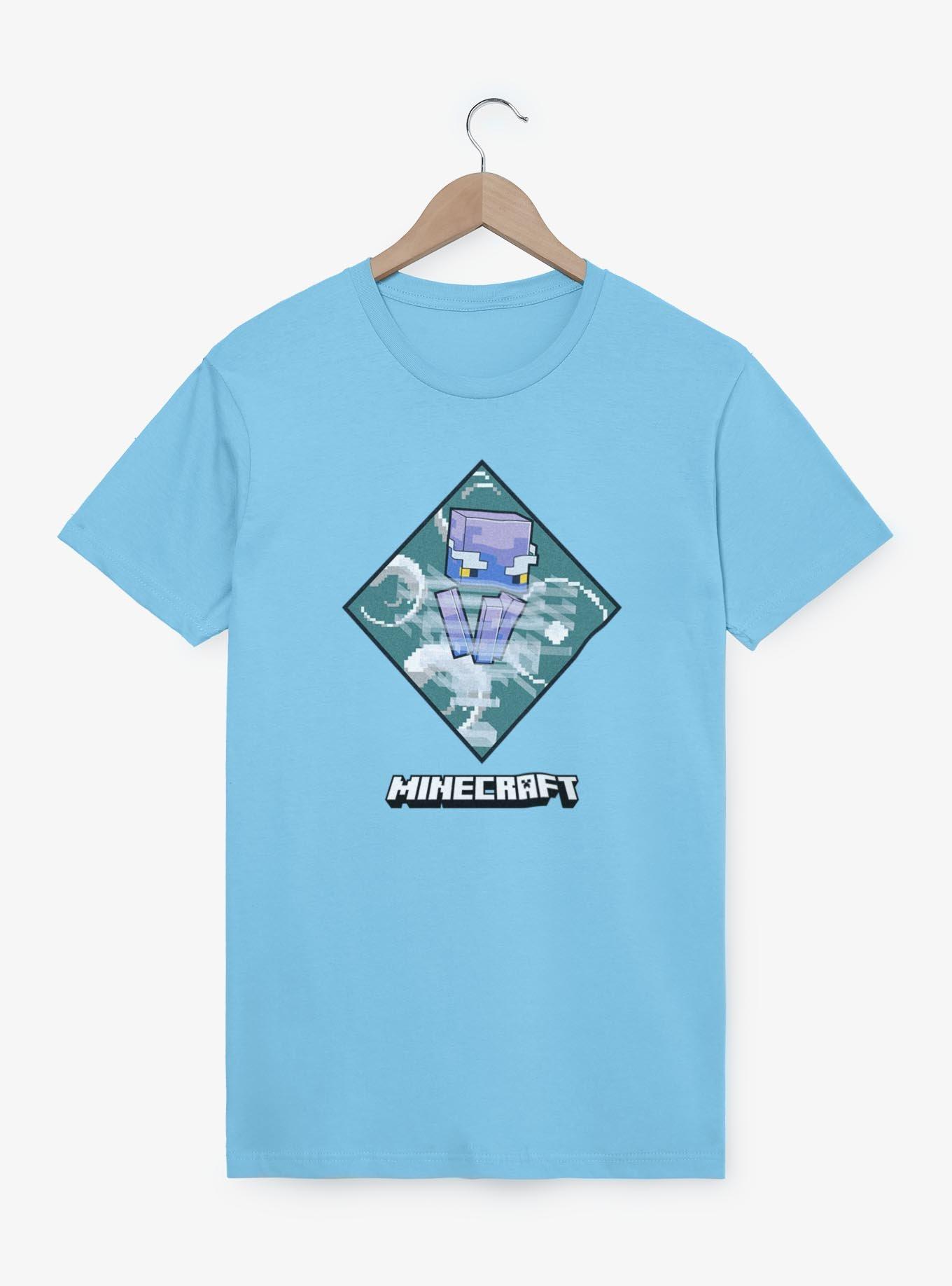 Minecraft Breeze Badge T-Shirt, LT BLUE, hi-res