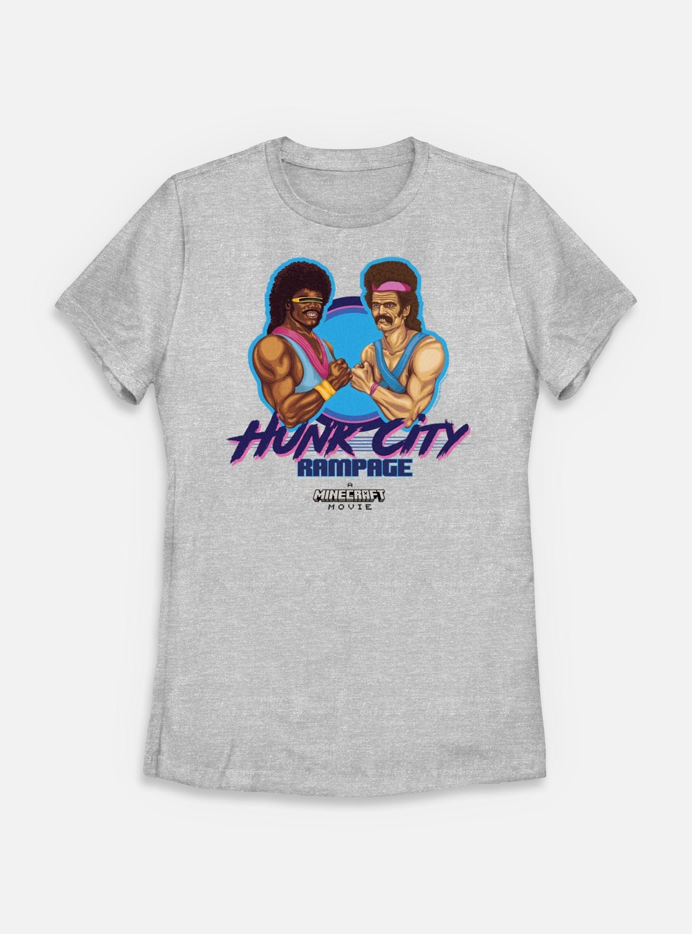 A Minecraft Movie Hunk City Womens T-Shirt,All Products : American Fashion Style Bags On Sale