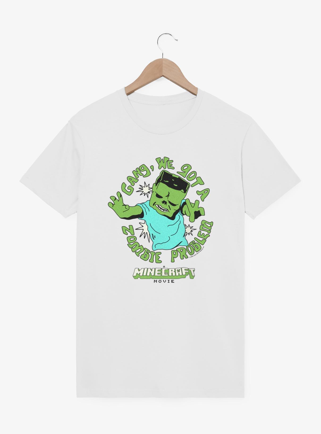 A Minecraft Movie Zombie Problem T-Shirt,All Products : American Fashion Style Bags On Sale