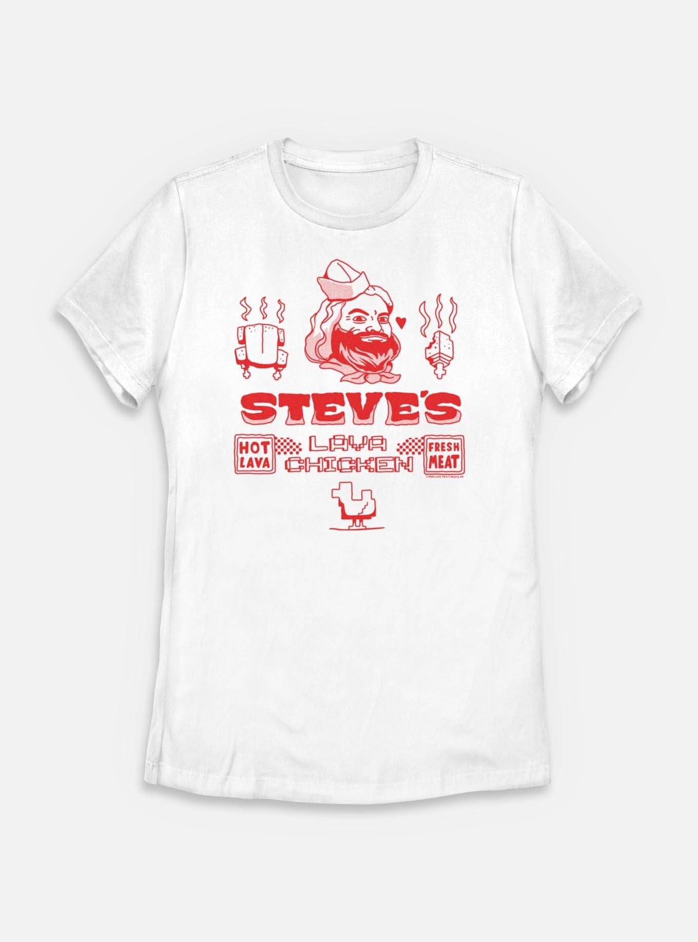 A Minecraft Movie Steve's Lava Chicken Womens T-Shirt, , hi-res