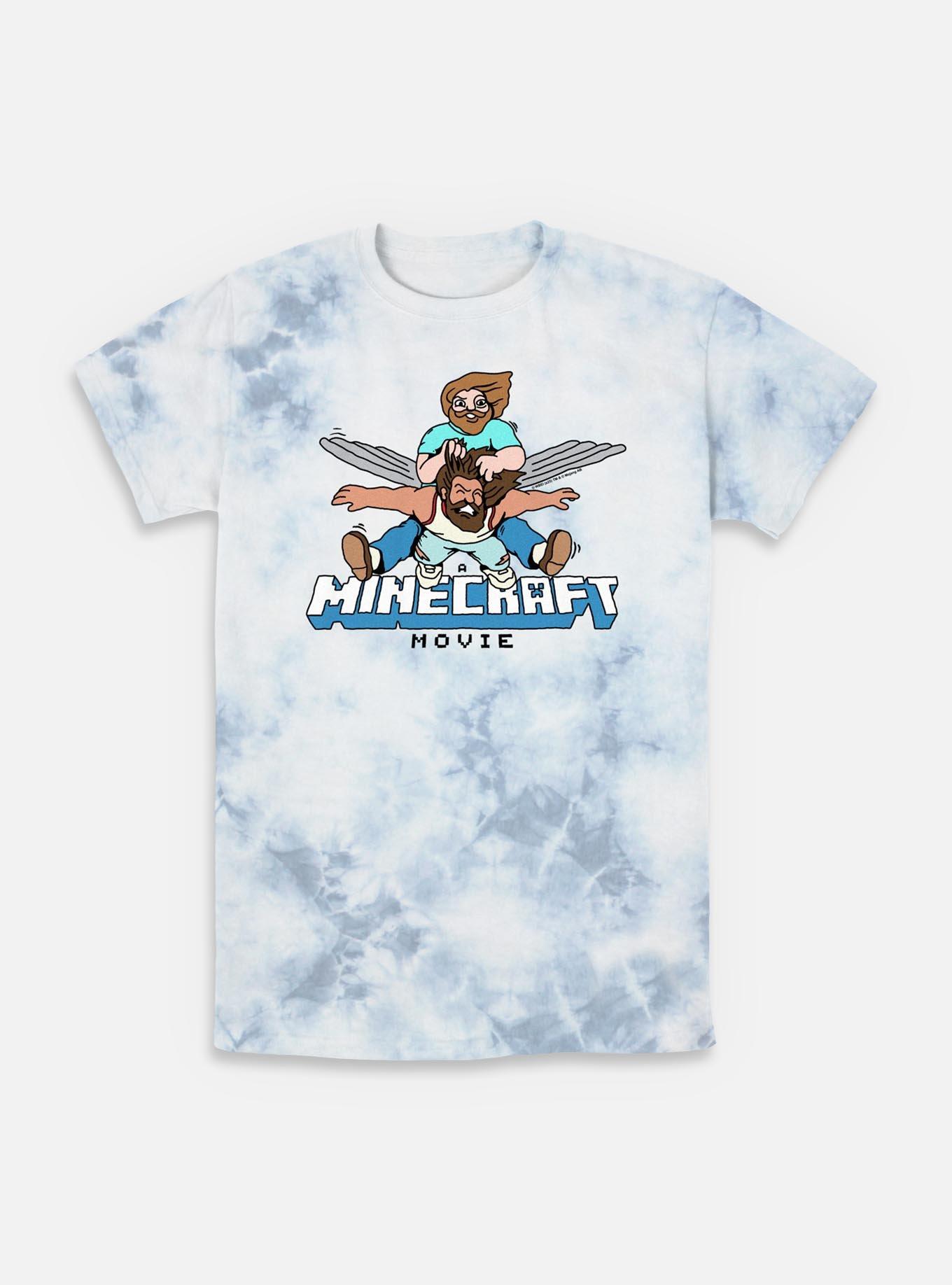A Minecraft Movie Winged Jason Tie-Dye T-Shirt,All Products : American Fashion Style Bags On Sale