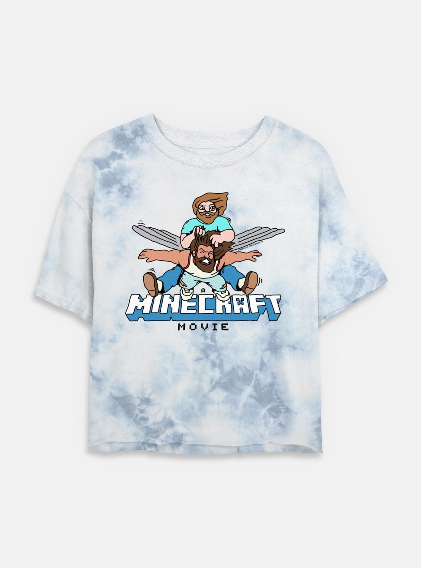 A Minecraft Movie Winged Jason Womens Tie-Dye Crop T-Shirt, , hi-res