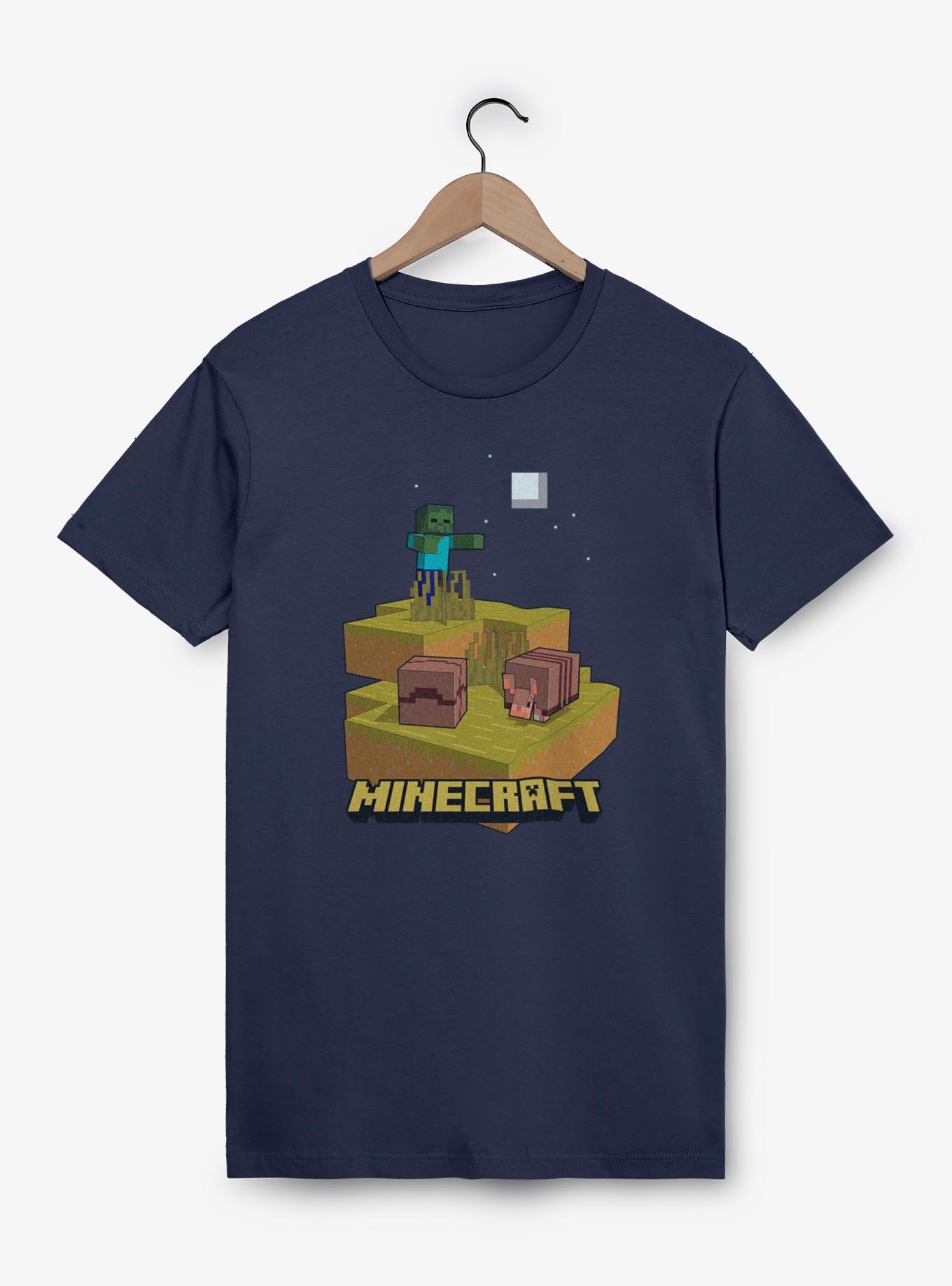 Minecraft Night Armadillo T-Shirt, NAVY, hi-res