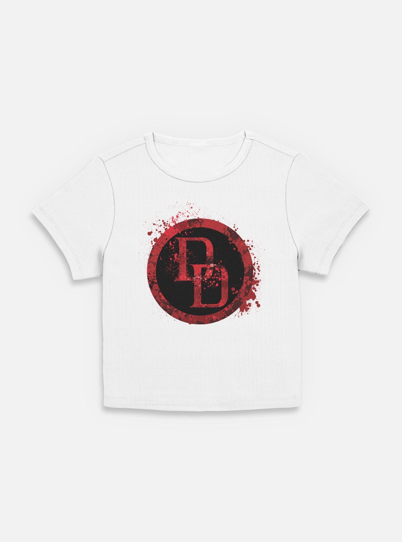 Marvel Daredevil DD Spatter Icon Womens Baby T-Shirt, , hi-res