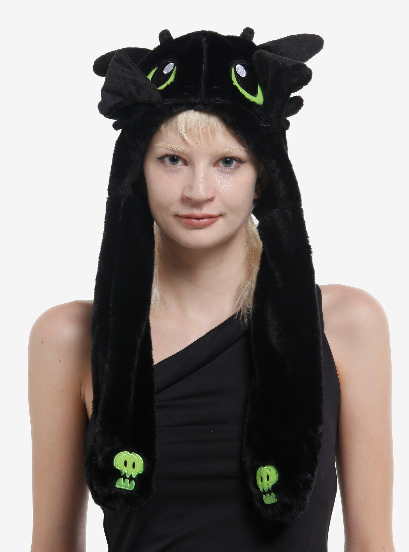 How To Train Your Dragon Toothless Tassel Beanie With Moveable Wings, , hi-res