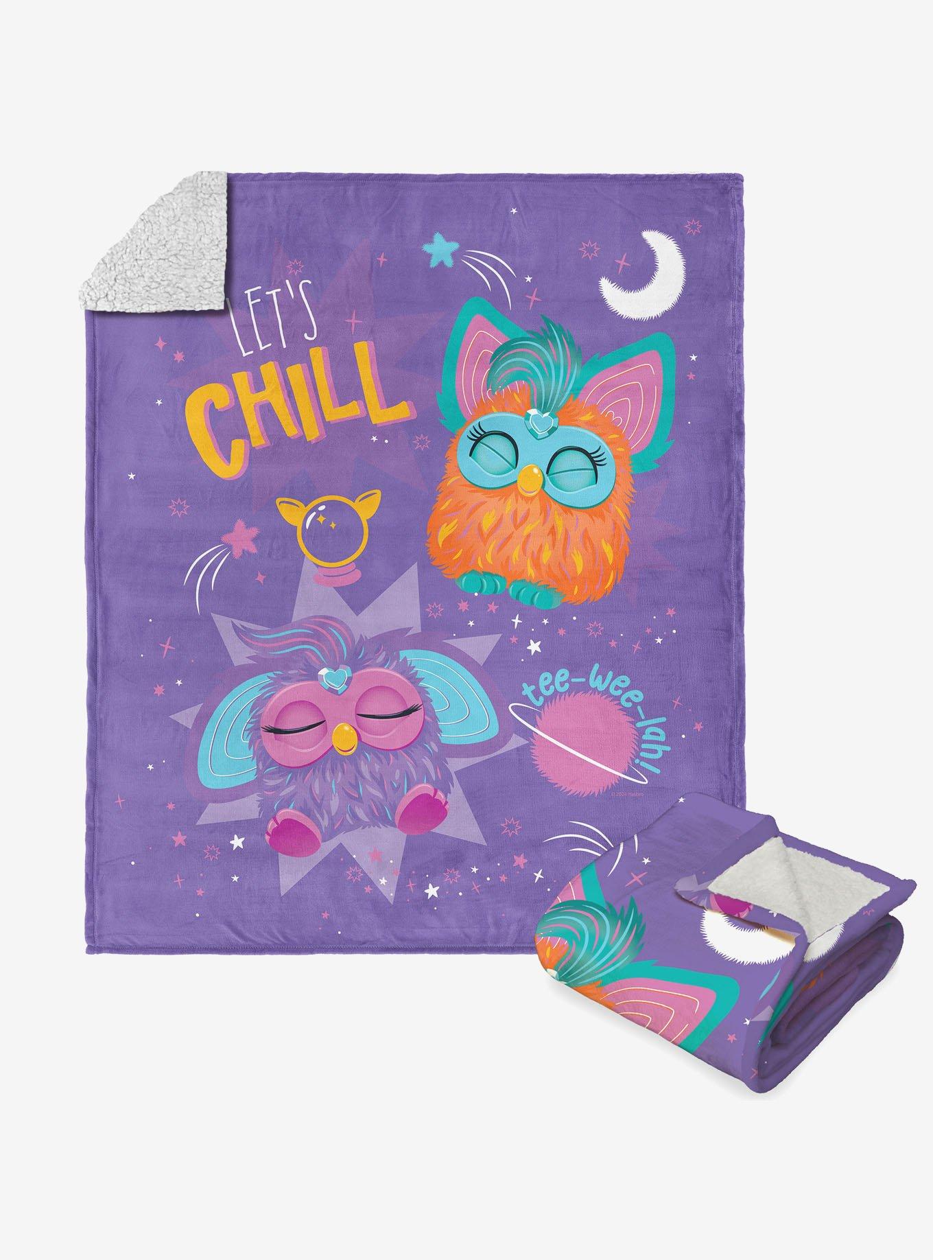 Furby Let's Chill Silk Touch Throw Blanket, , hi-res