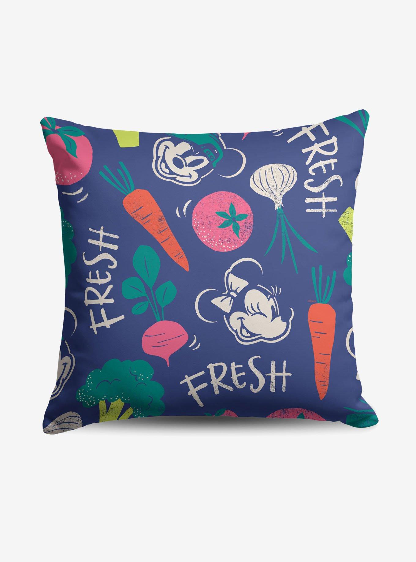 Disney Mickey & Friends Fresh Veggies Throw Pillow, , hi-res