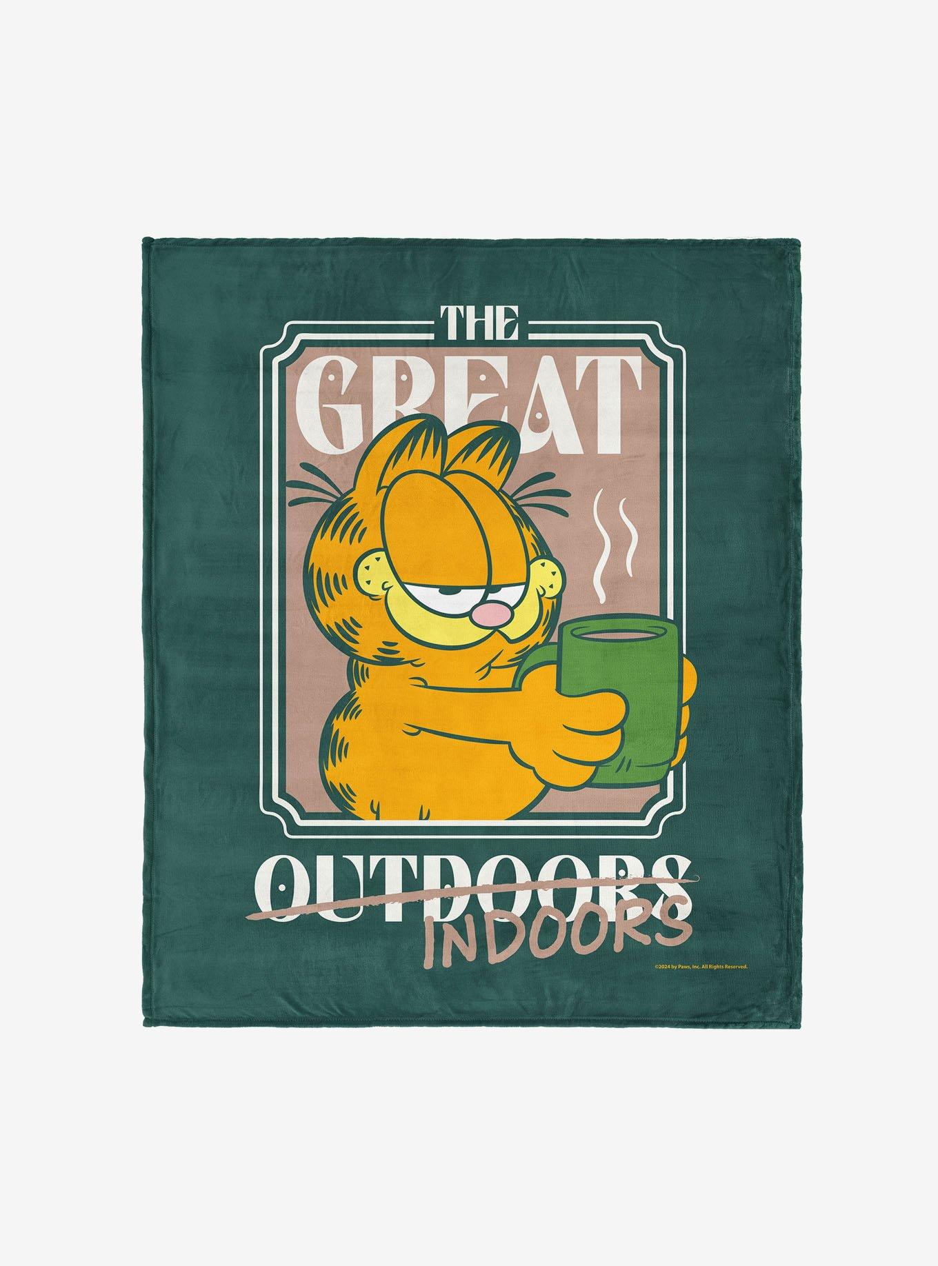 Garfield The Great Indoors 50x60" Silk Touch Throw Blanket, , hi-res