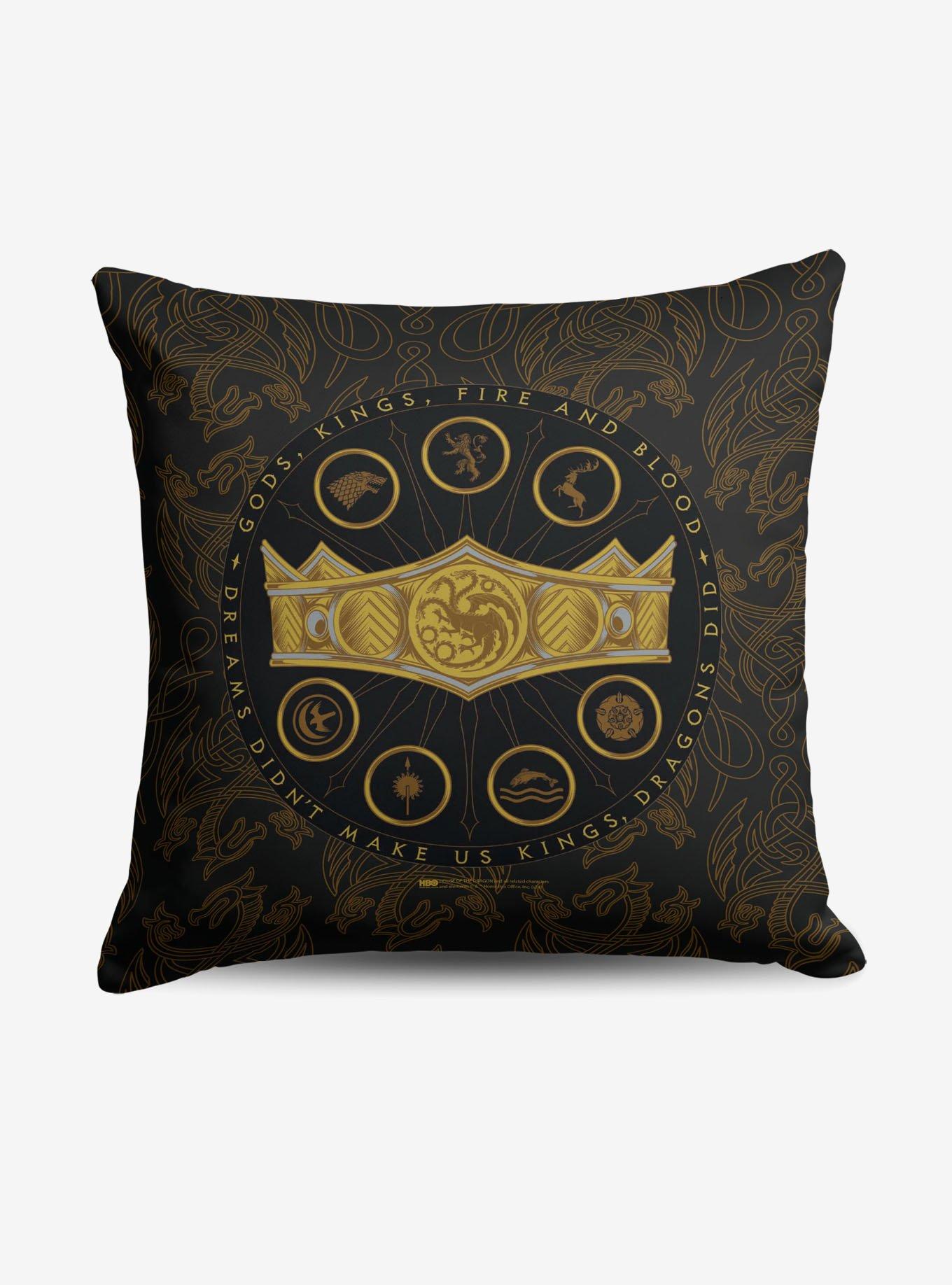 House of the Dragon Dragons Did Throw Pillow, , hi-res