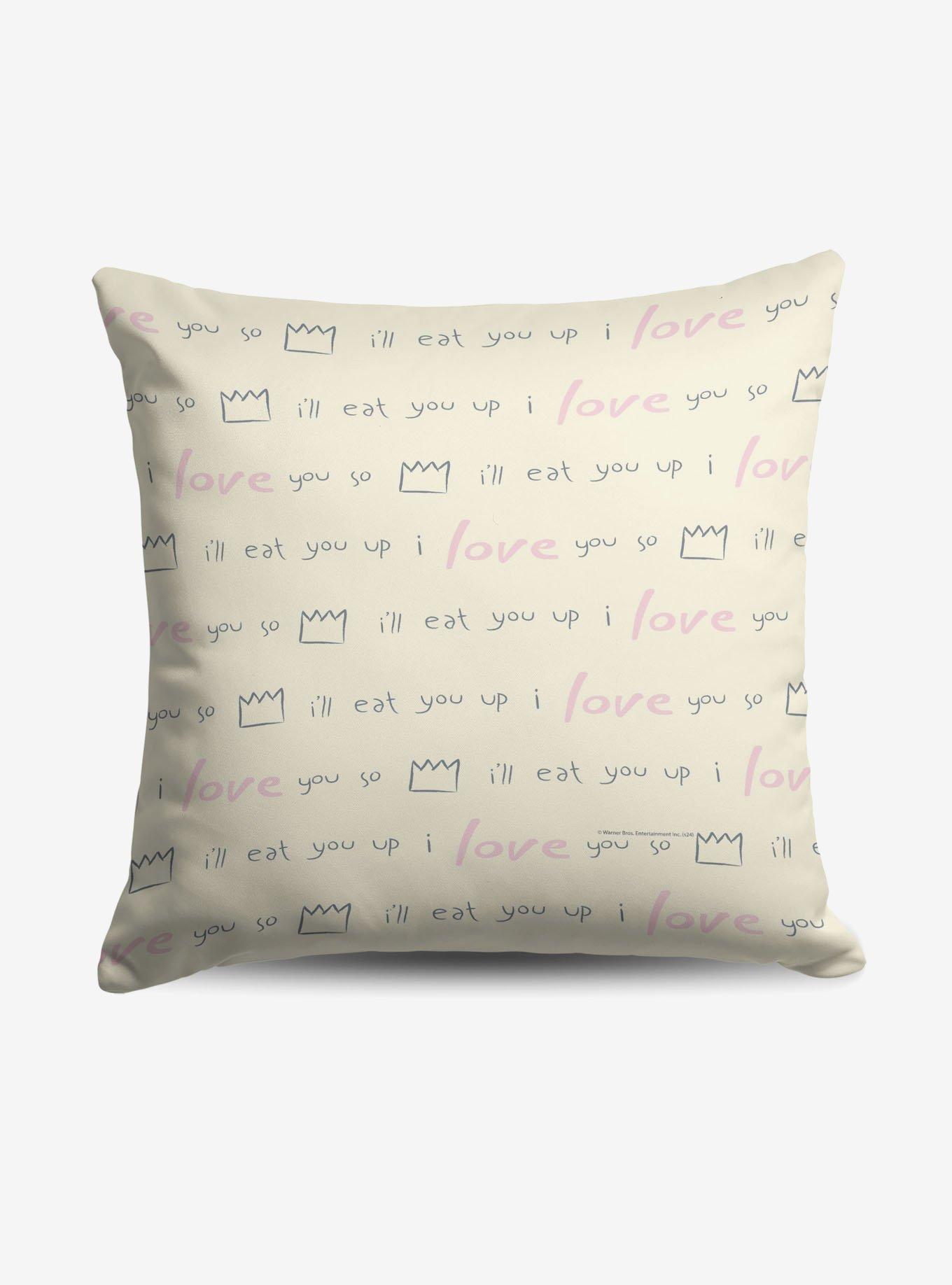 Where The Wild Things Are We'll Eat You Up Throw Pillow, , hi-res